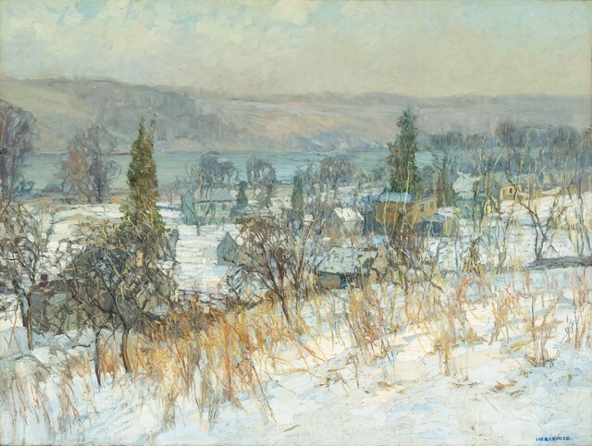 Overlooking the Valley by Edward Willis Redfield