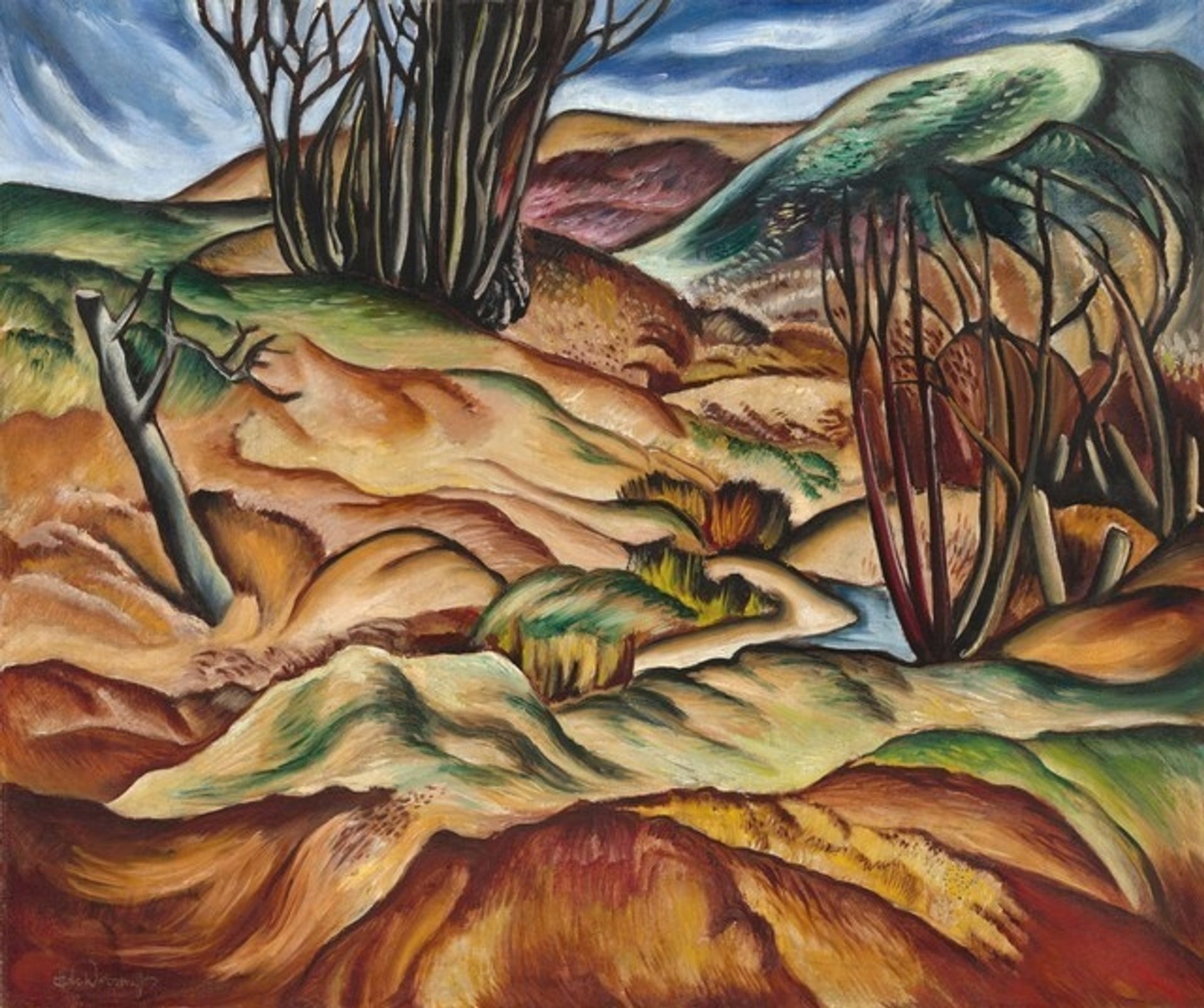 Landscape by Hale Woodruff