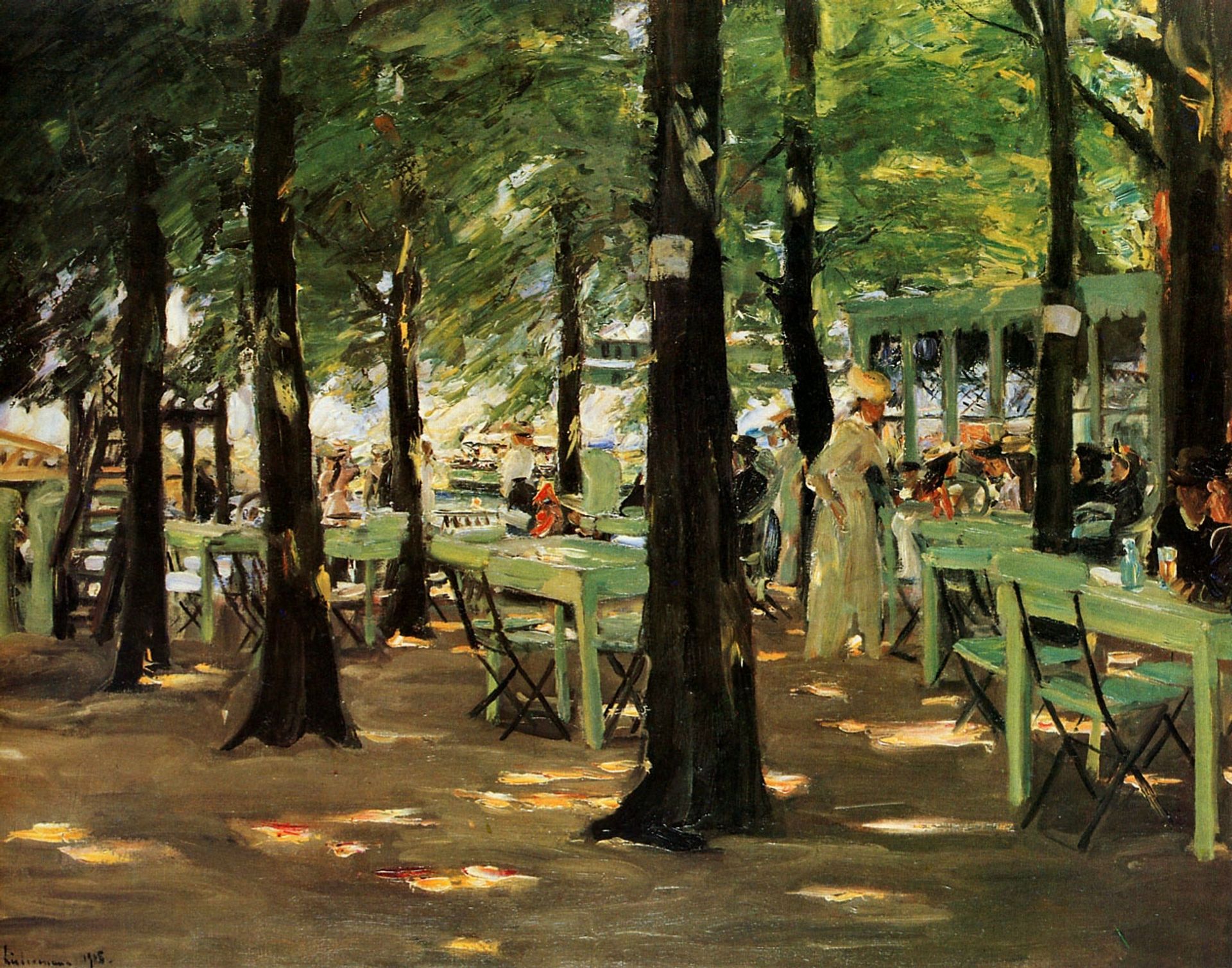Restaurant De oude Vink by Max Liebermann