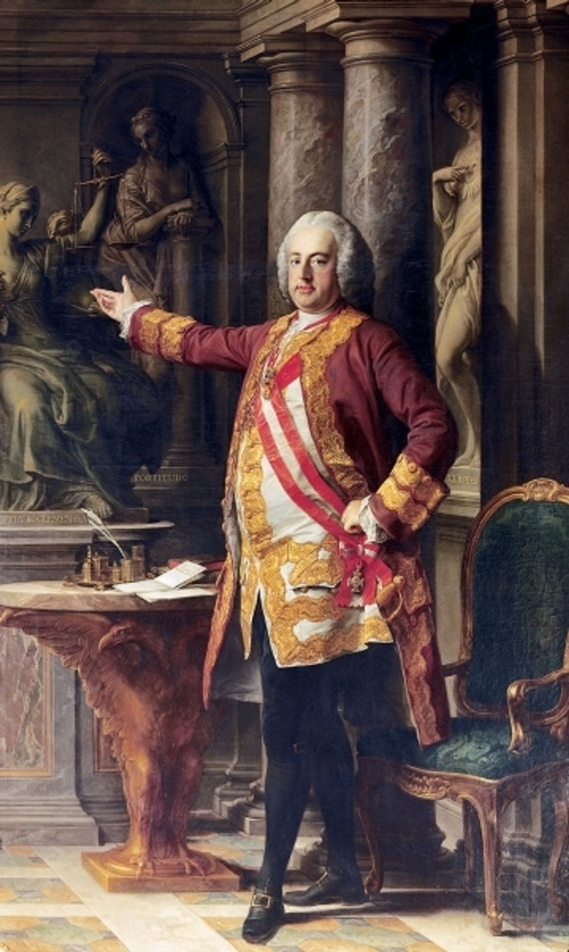 Portrait Francis I, Holy Roman Emperor by Pompeo Batoni