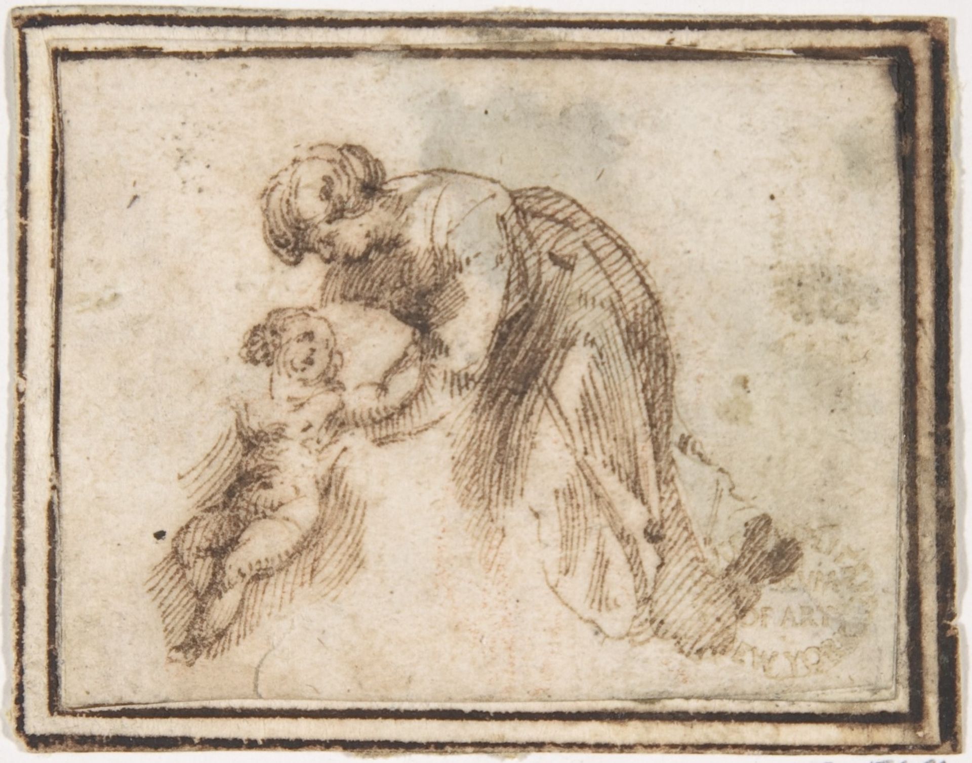 Mother and Child by Francesco Allegrini