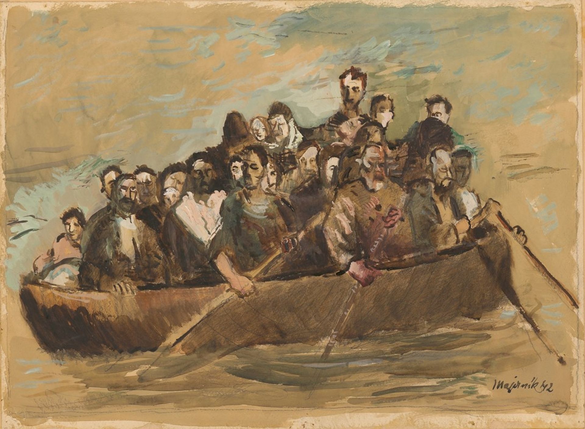 Refugees by Cyprián Majerník