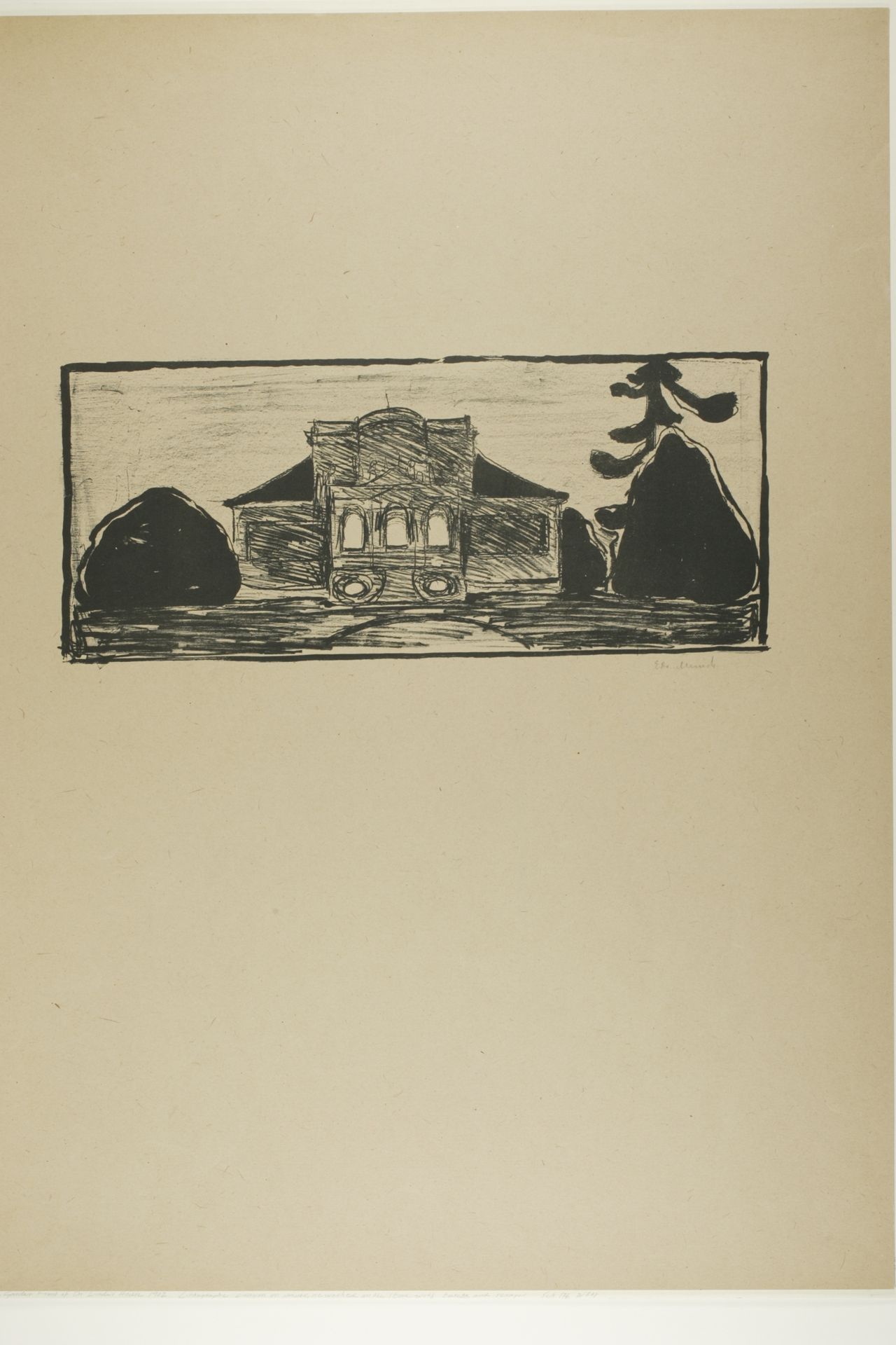 The Garden in Front of Dr. Linde's House by Edvard Munch