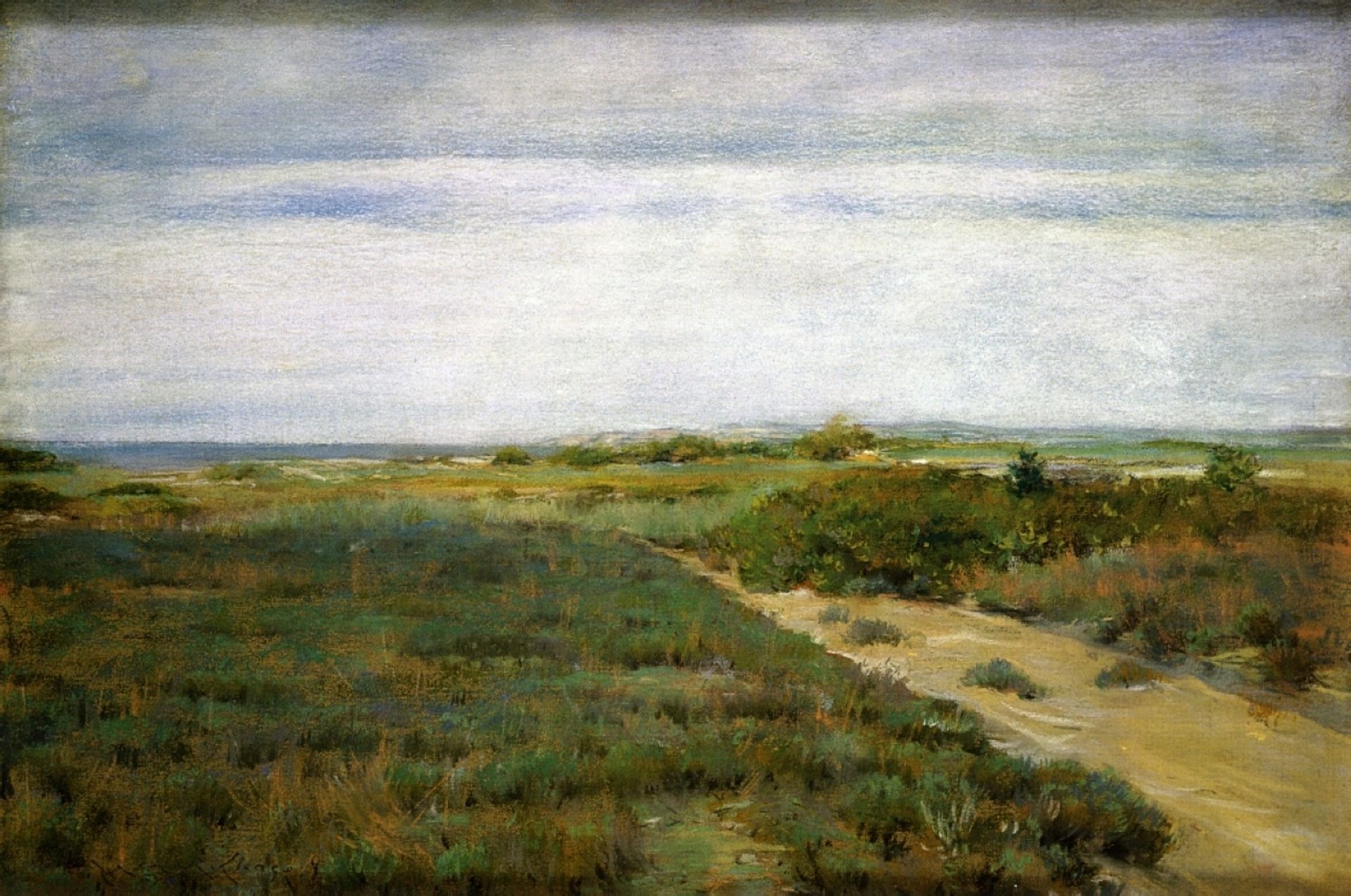 Near the Sea (aka Shinnecock) by William Merritt Chase