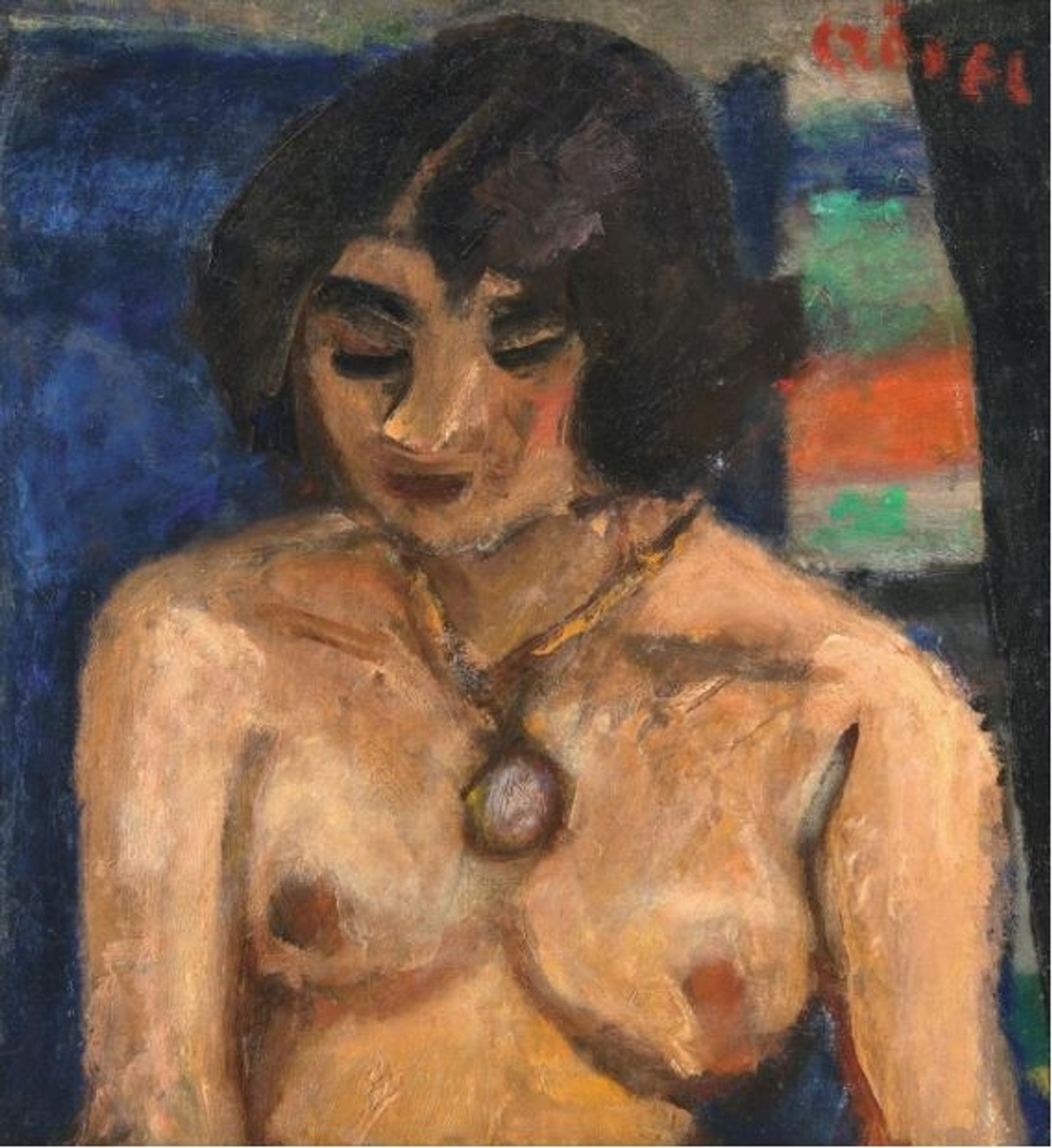 Czobel Bela Female Nude 1930 by Bela Czobel