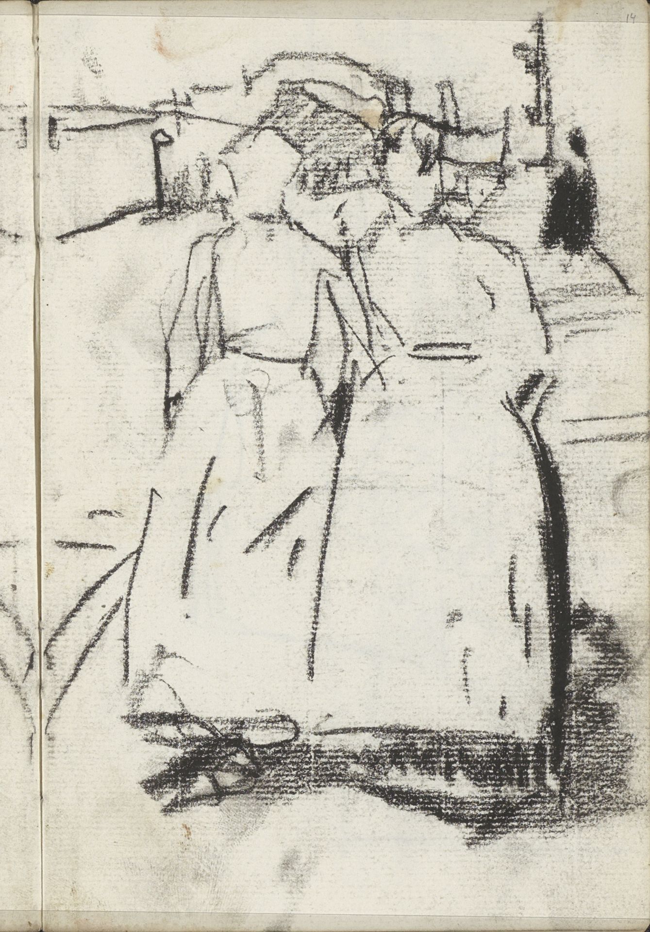 Vrouwen op straat by George Hendrik Breitner