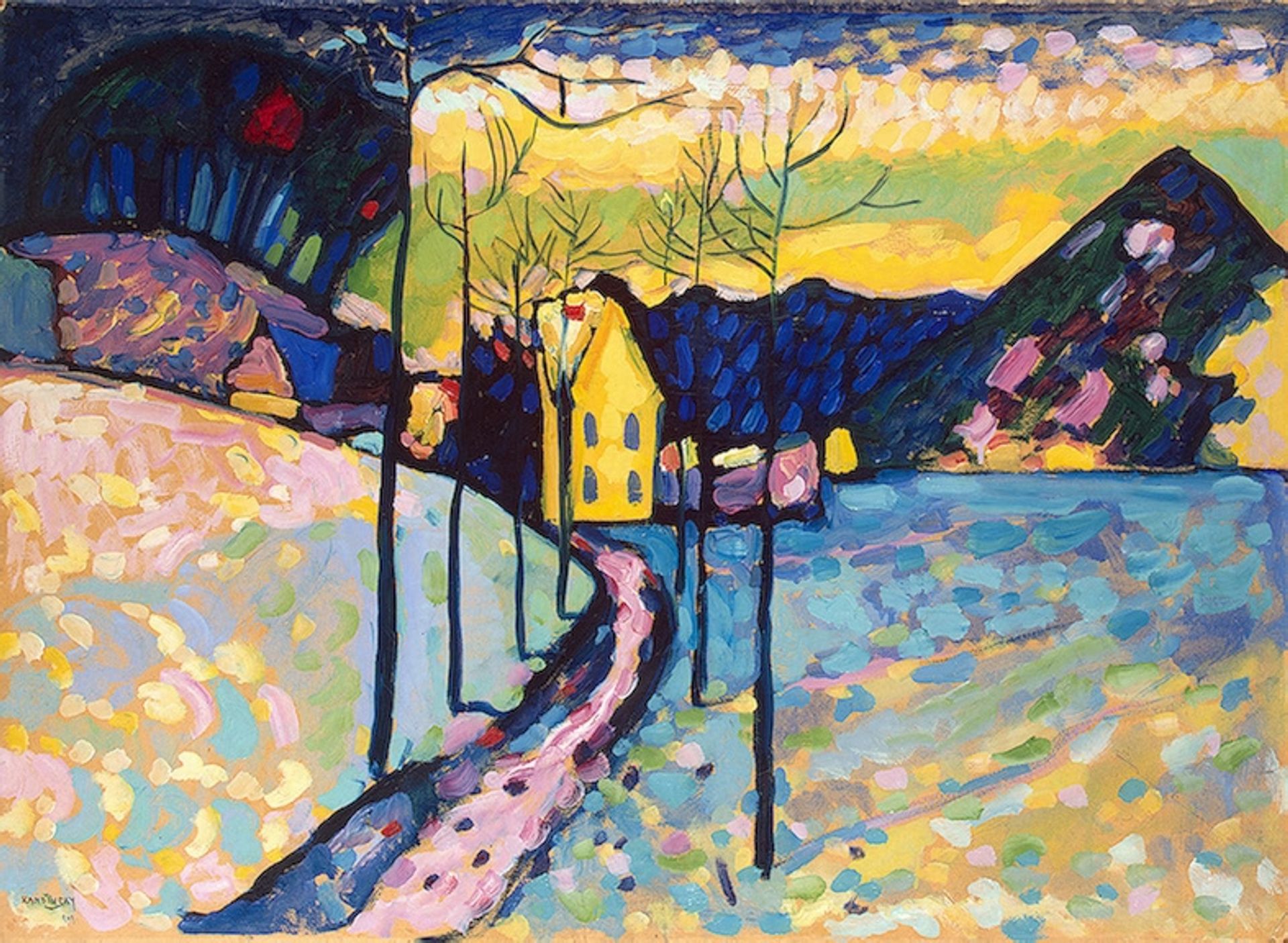 Winter Landscape by Wassily Kandinsky