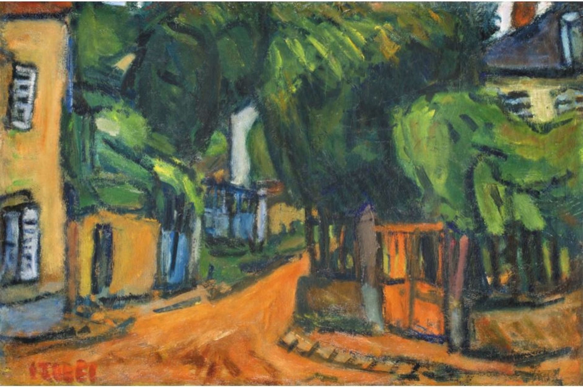 Czobel Grossrouvre 1925 by Bela Czobel