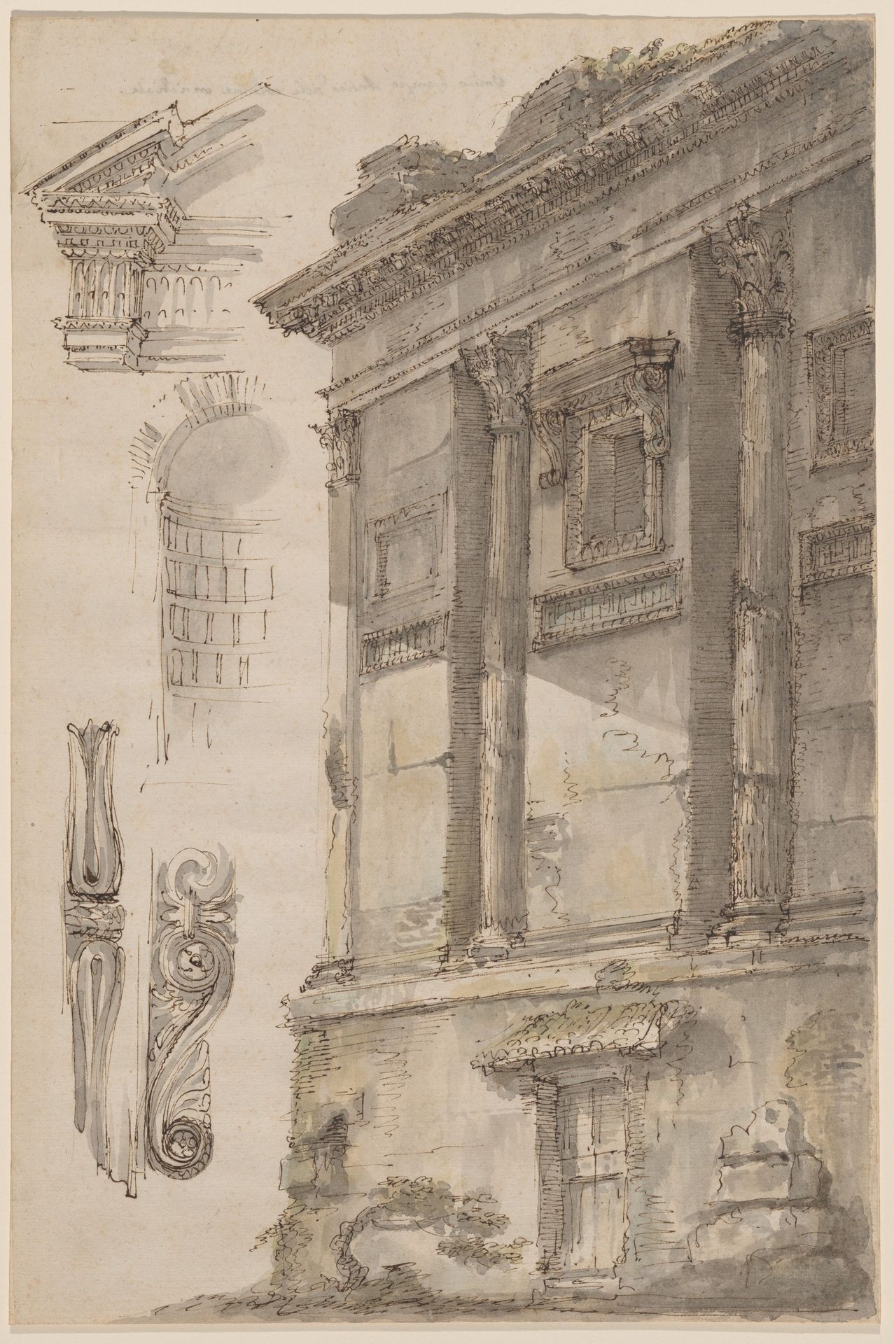 Studies of the Cenotaph of Annia Regilla by Mauro Antonio Tesi
