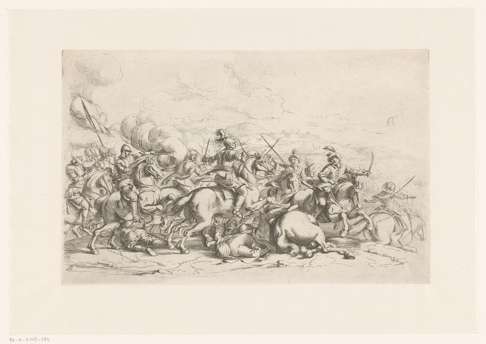 Ruitergevecht by Jacques Courtois