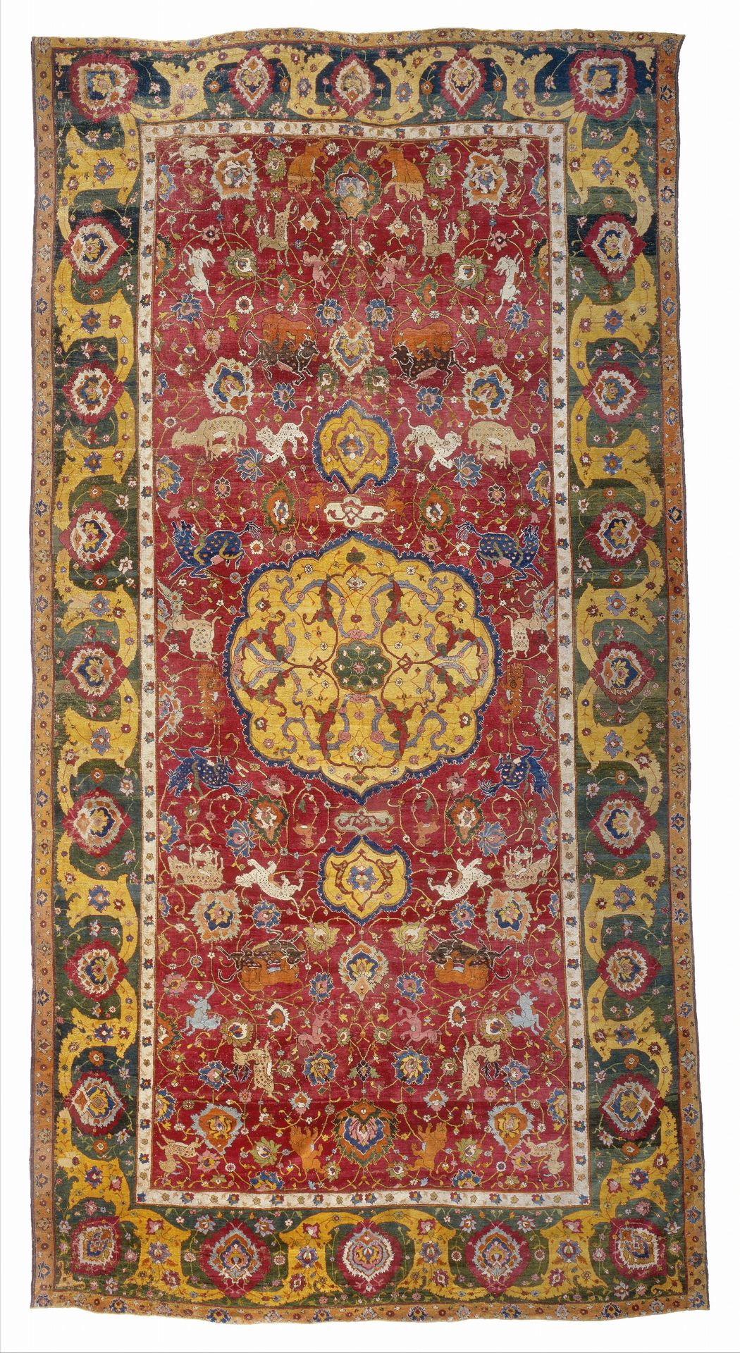 Medallion and Animal Carpet by Anonymous