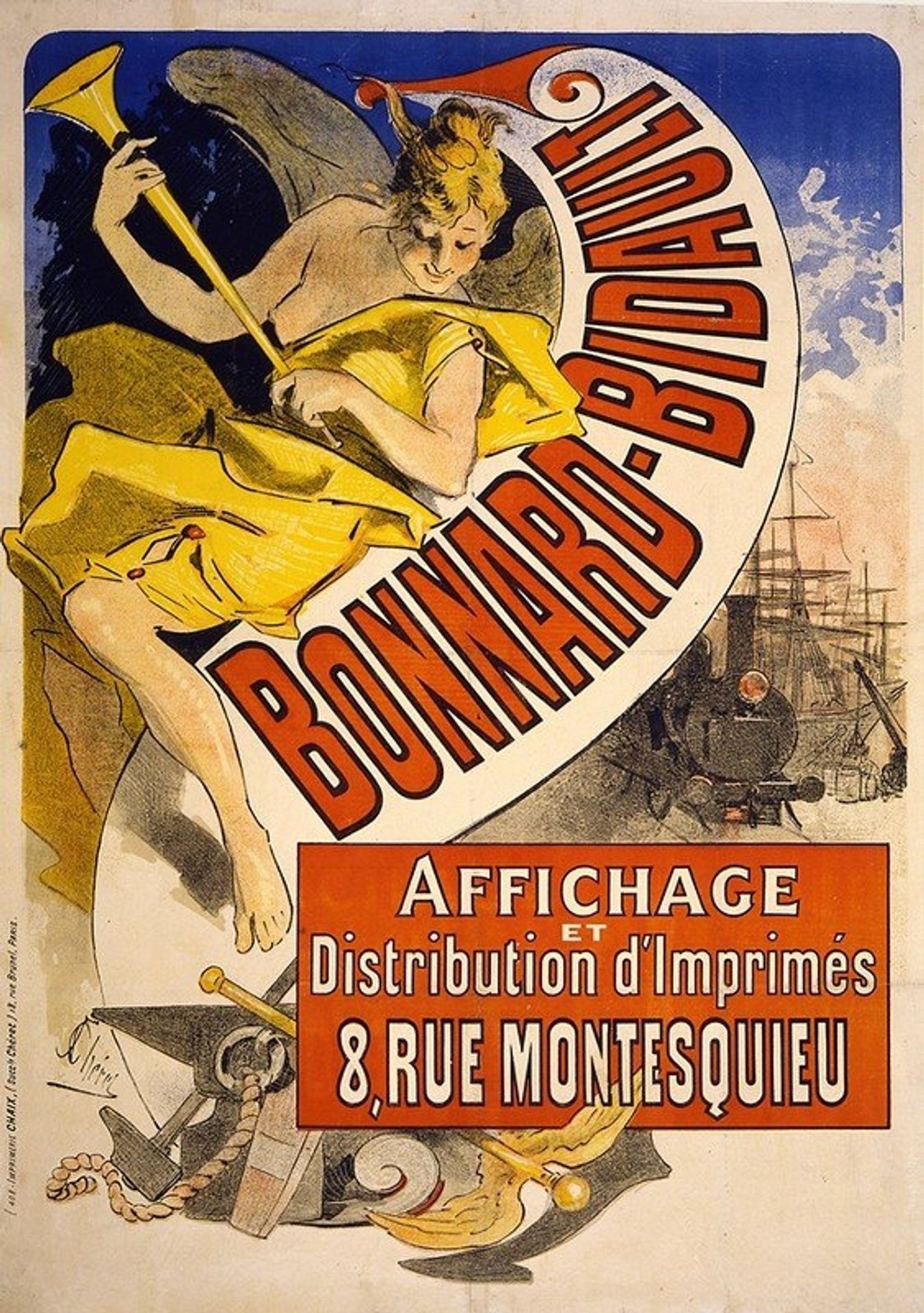 Bonnard-Bidault, affichage et distribution d’imprimés by Jules Chéret