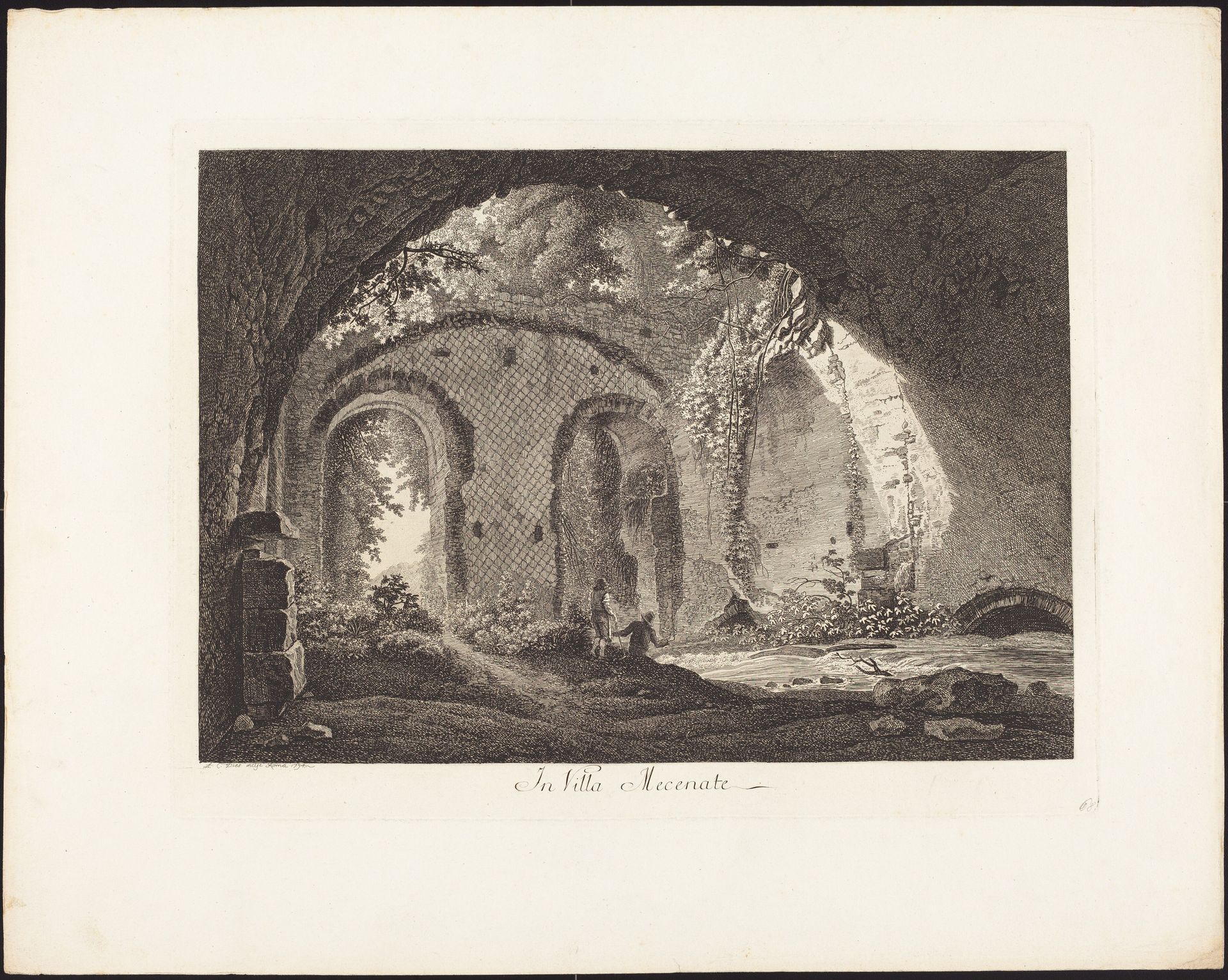 In Villa Mecenate by Albert Christoph Dies