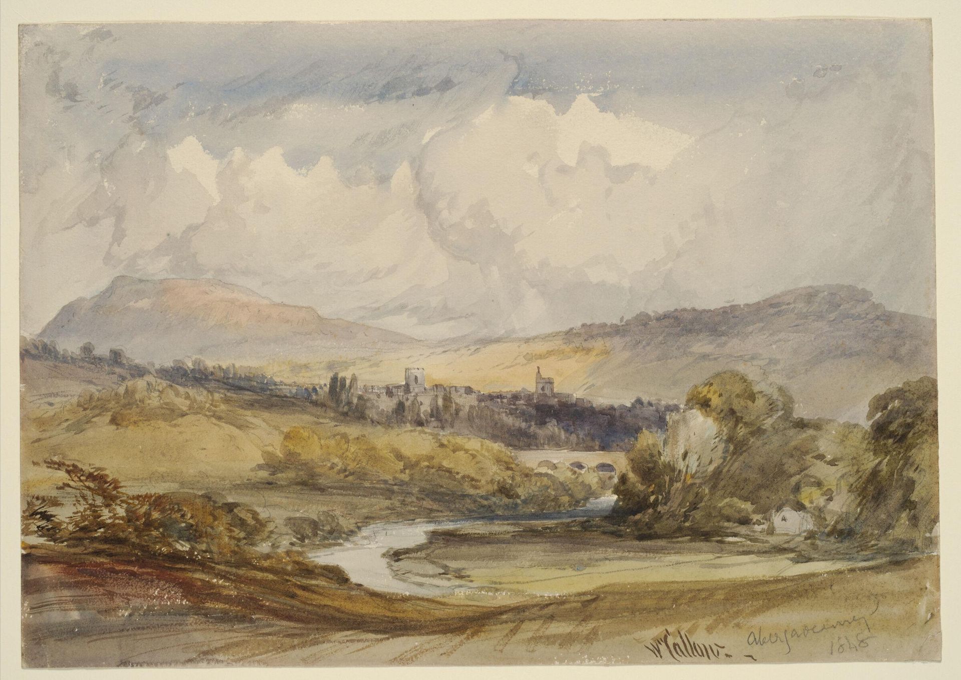 Abergavenny by William Callow