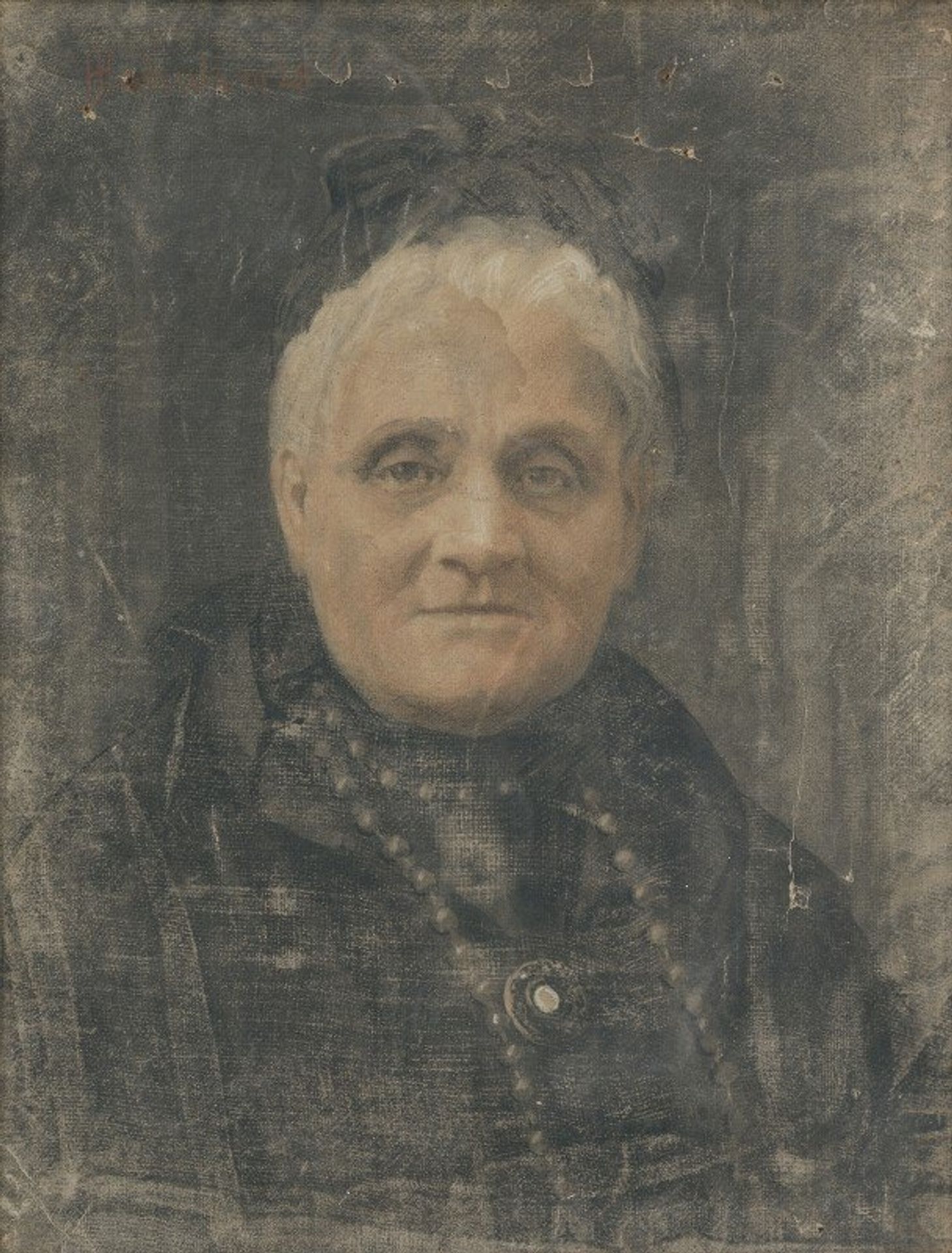 Portrait of a woman by Jozef Hanula