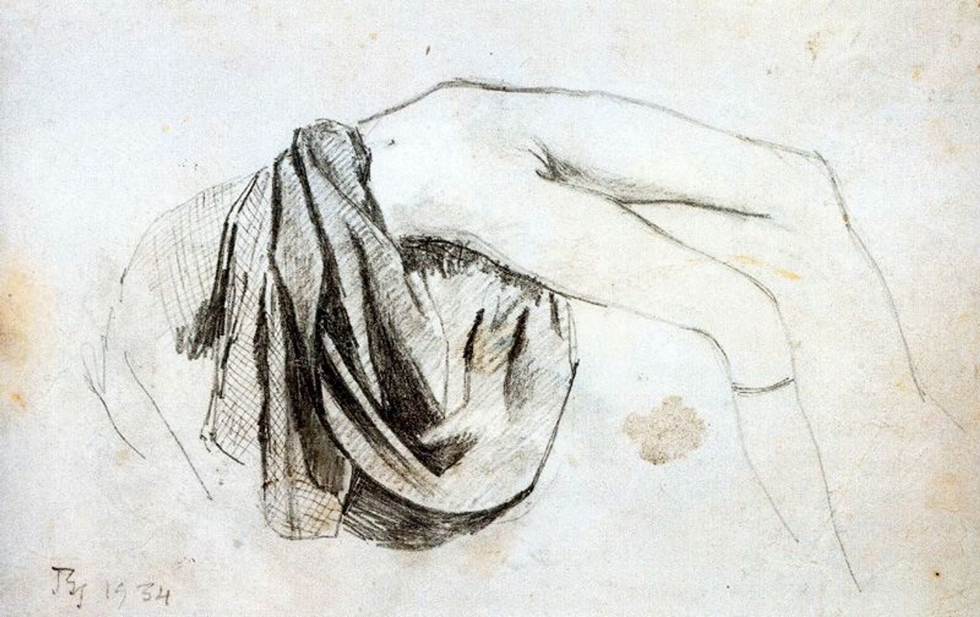 Study to "Guitar lesson" by Balthus