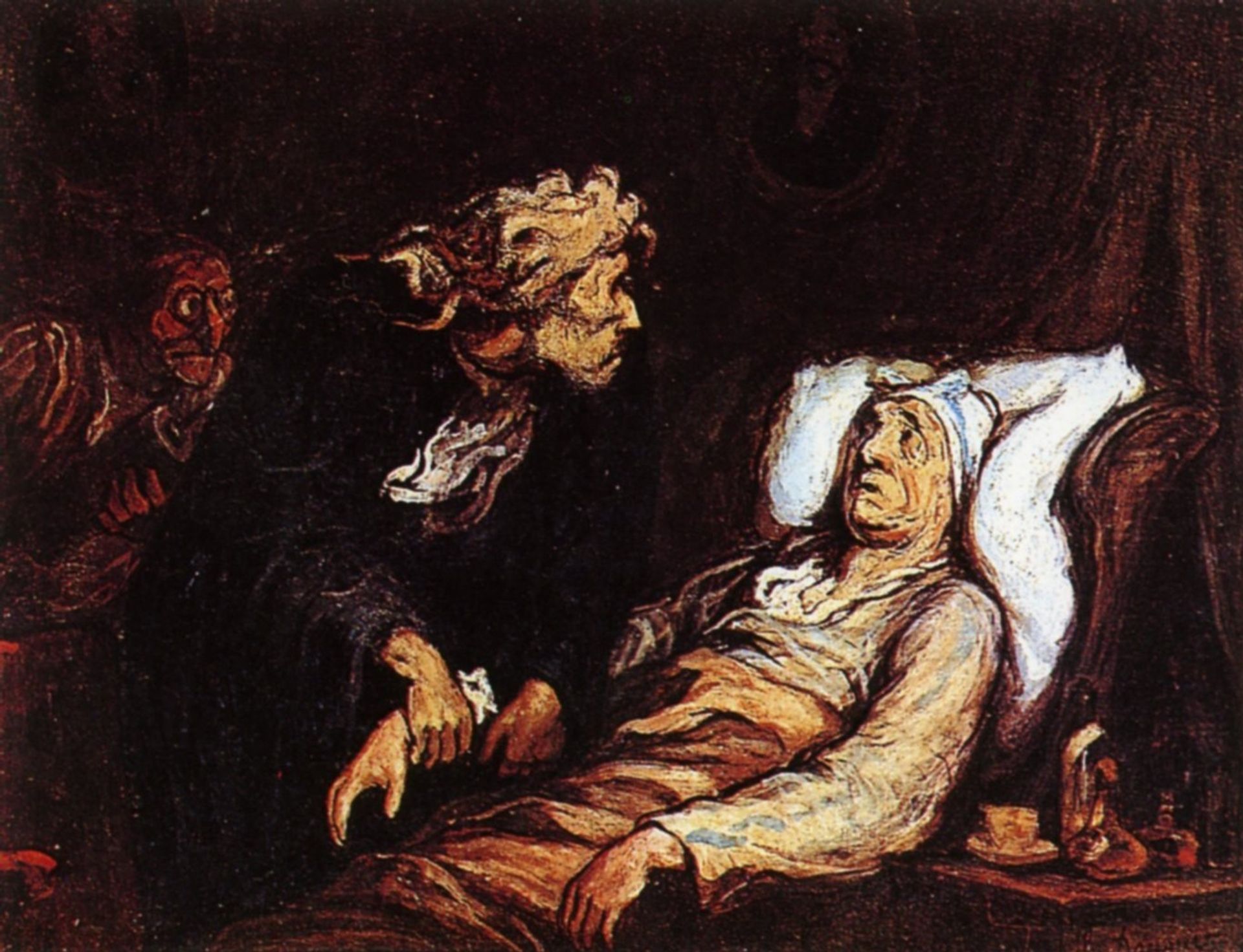 The Hypochondriac by Honoré Daumier
