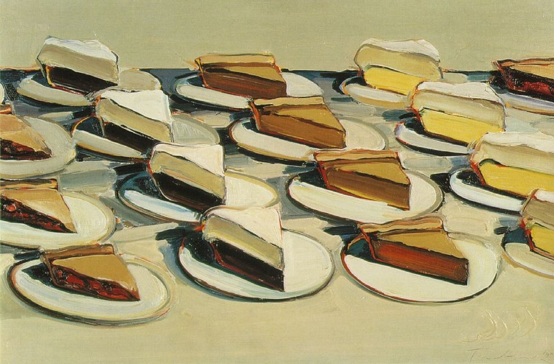 Pies, Pies, Pies by Wayne Thiebaud