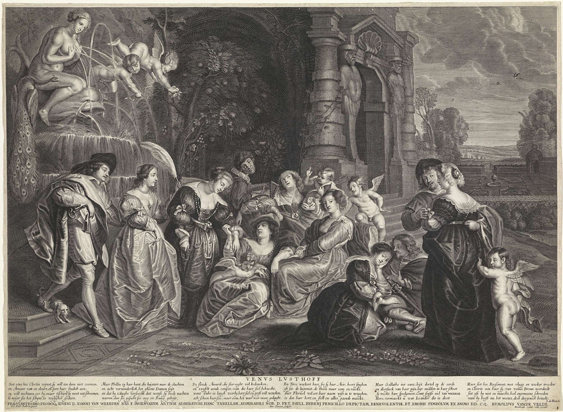 Tuin der Liefde by Petrus Clouwet