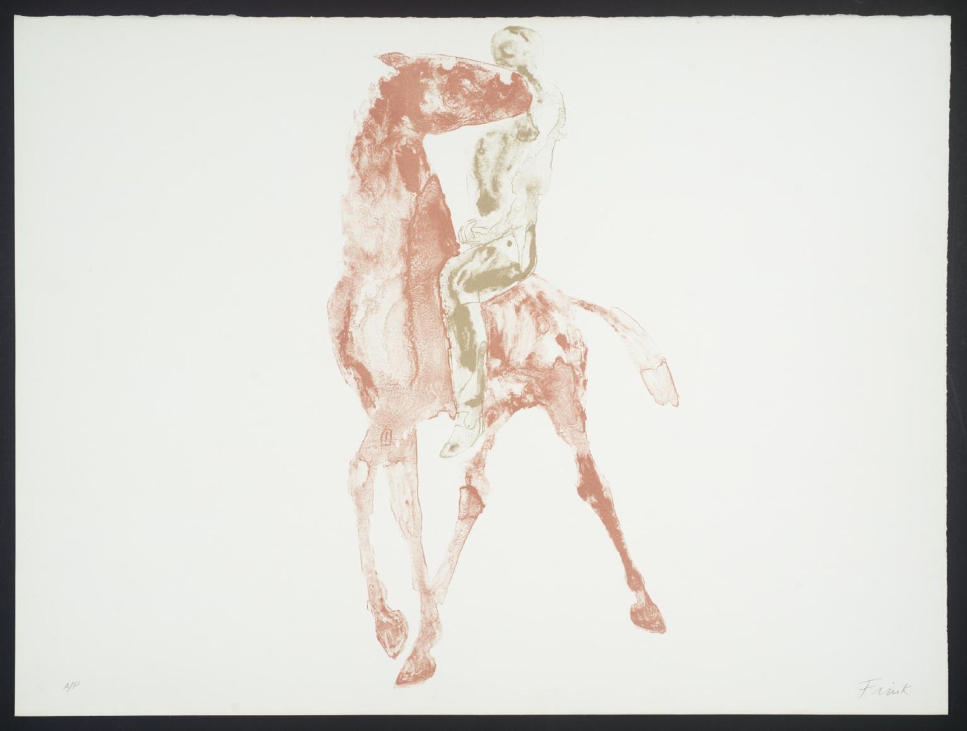 Horse and Rider IV by  Dame Elisabeth Frink
