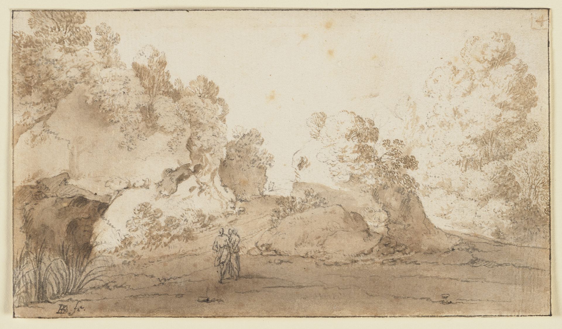 Landscape near Bracciano by Bartholomeus Breenbergh