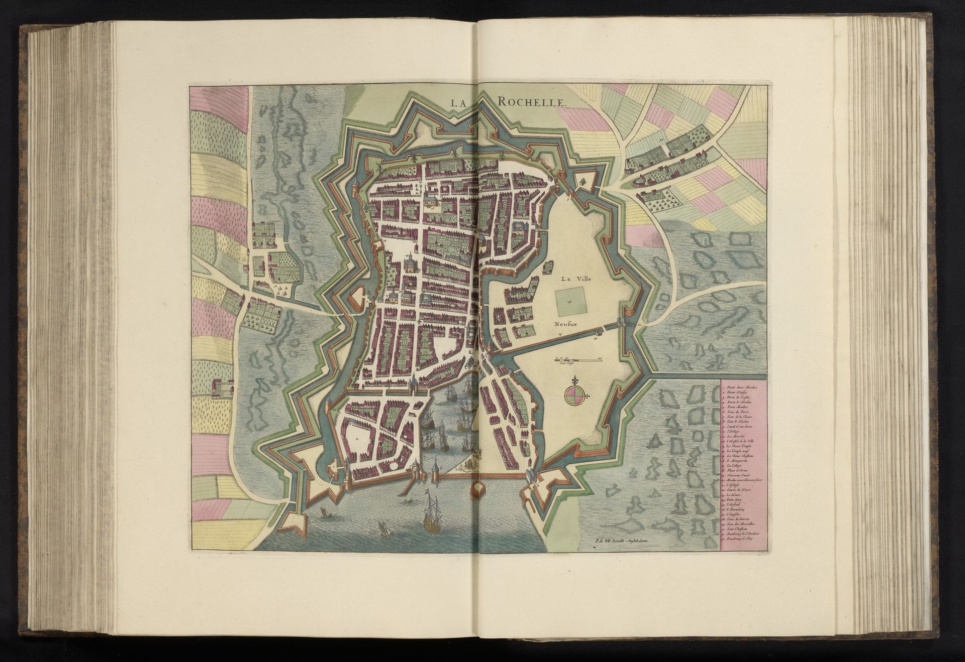 Plattegrond van La Rochelle by Anonymous