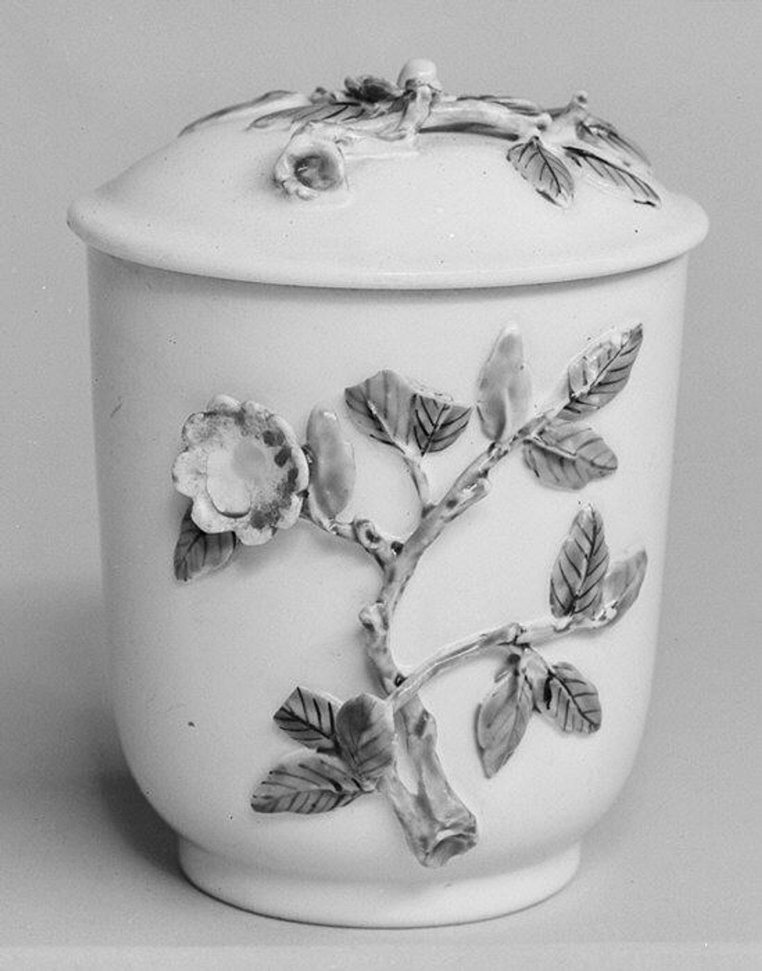 Jar with cover by Chantilly