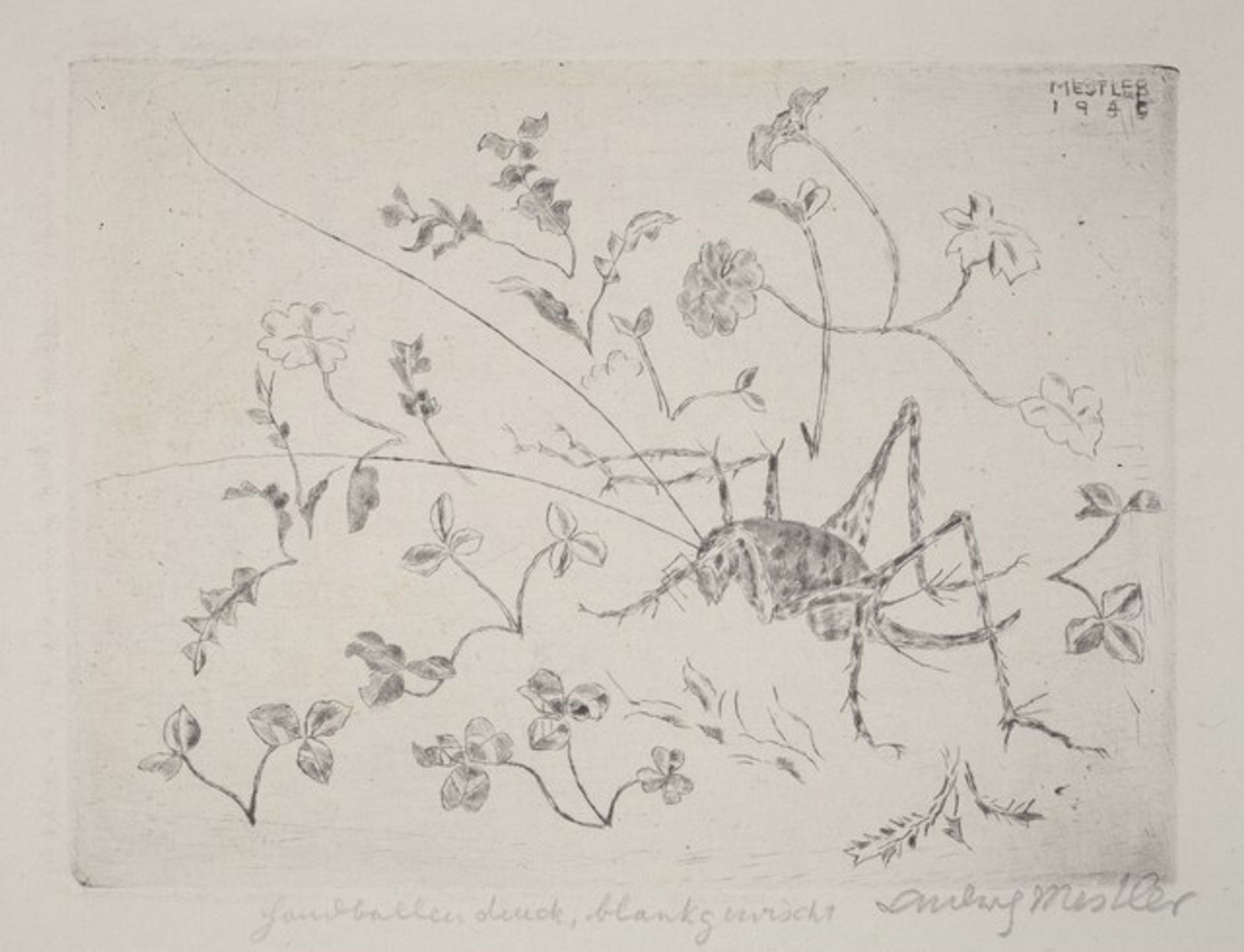 Grasshopper by Ludwig Mestler