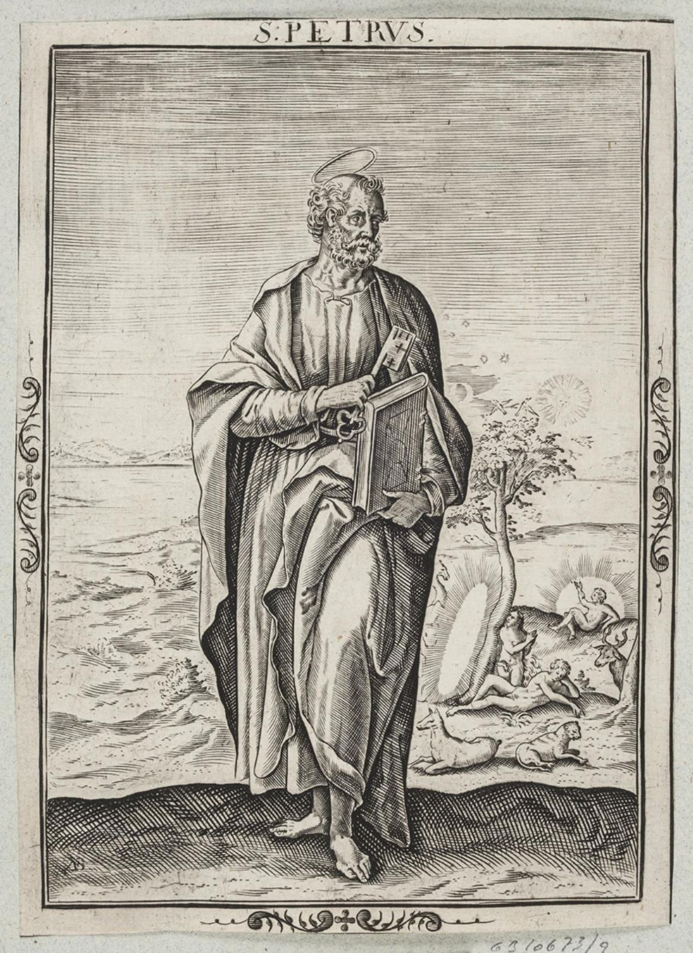 Sankt Peter by Nicolaes de Bruyn