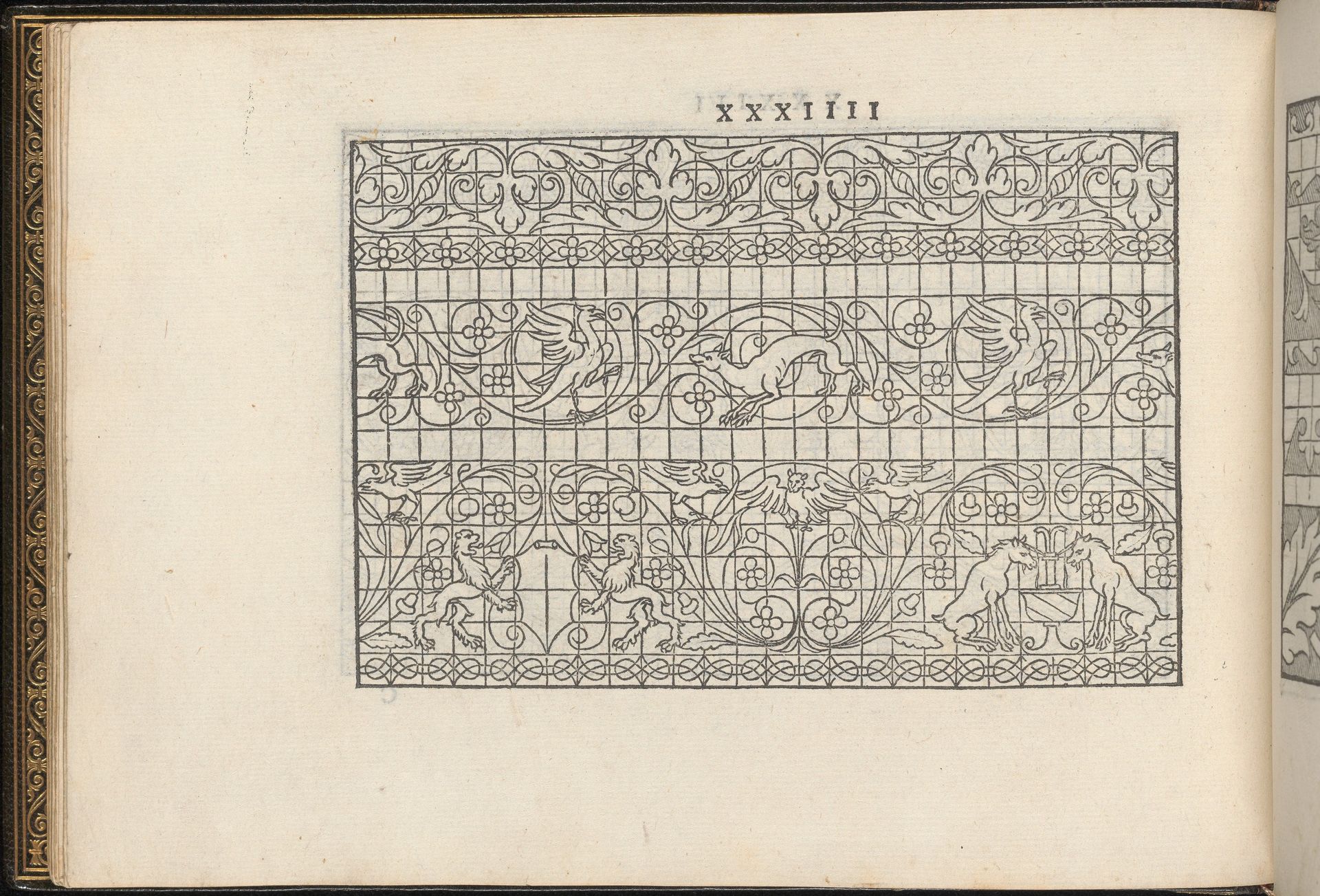 La Vera Perfettione del Disegno di varie sorti di recami, page 17 (verso) by Giovanni Ostaus