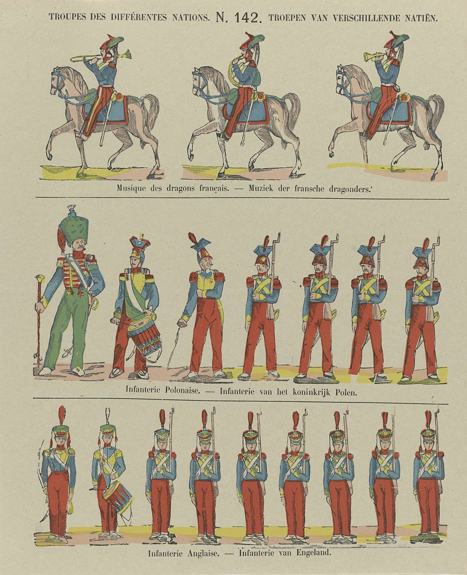 Troupes de différentes nations / Troepen van verschillende natiën by Philippus Jacobus Brepols