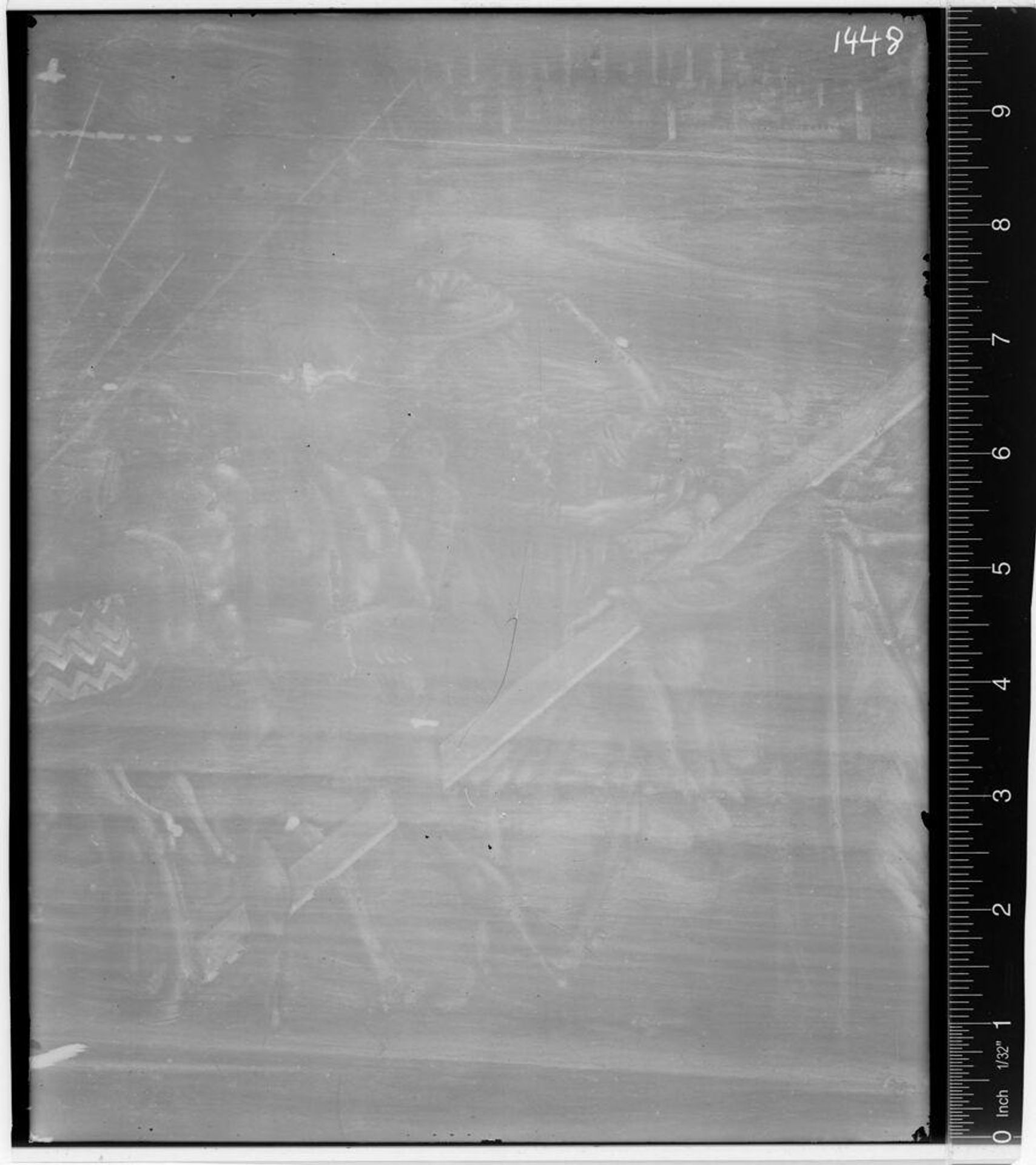 X-radiograph(s) of "Christ Carrying Cross" by Artist of original: NiccolÃ² da Foligno
