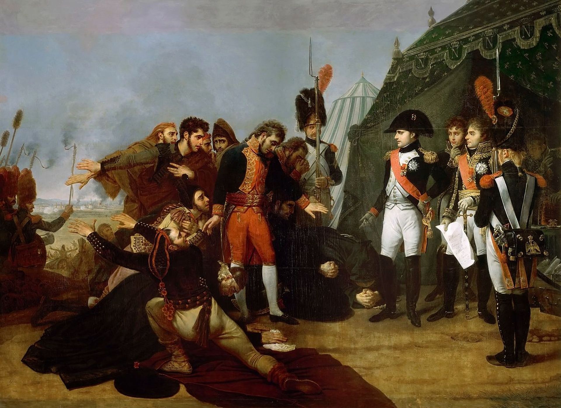Napoleon Accepts the Surrender of Madrid, 4 December 1808 by Antoine-Jean Gros