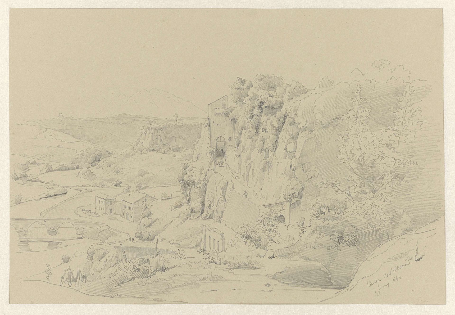 Civita Castellana by Pierre Louis Dubourcq