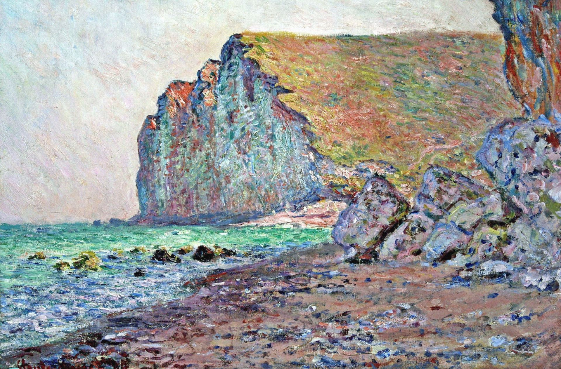 Cliffs of Les Petites-Dalles by Claude Monet