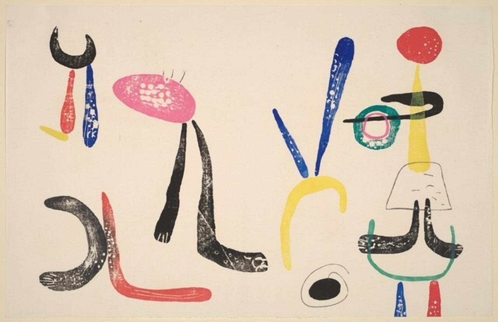Untitled [plate XLI] by Joan Miró