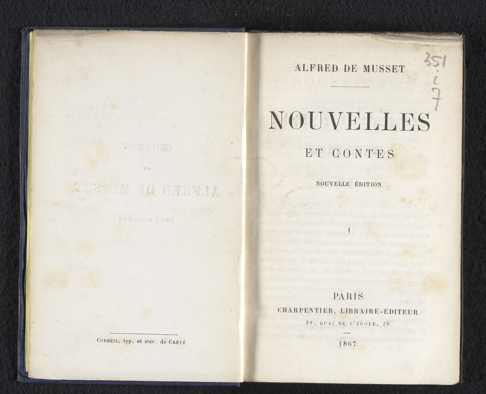 Nouvelles et contes 1 by Alfred de Musset