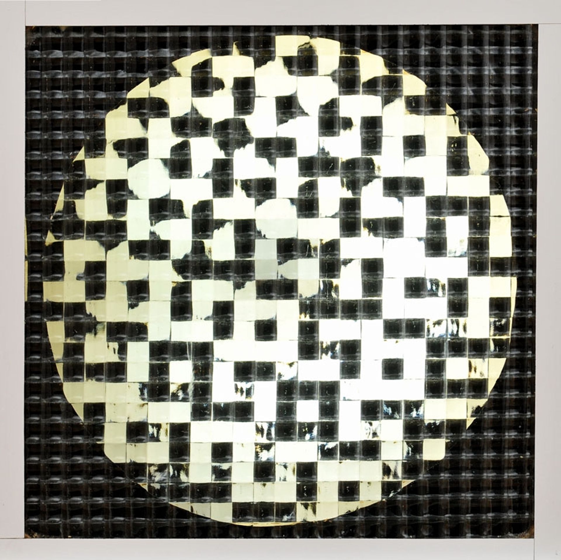 Variable Kinetic Schema luminoso variabile + Quadrionda 130 by Grazia Varisco