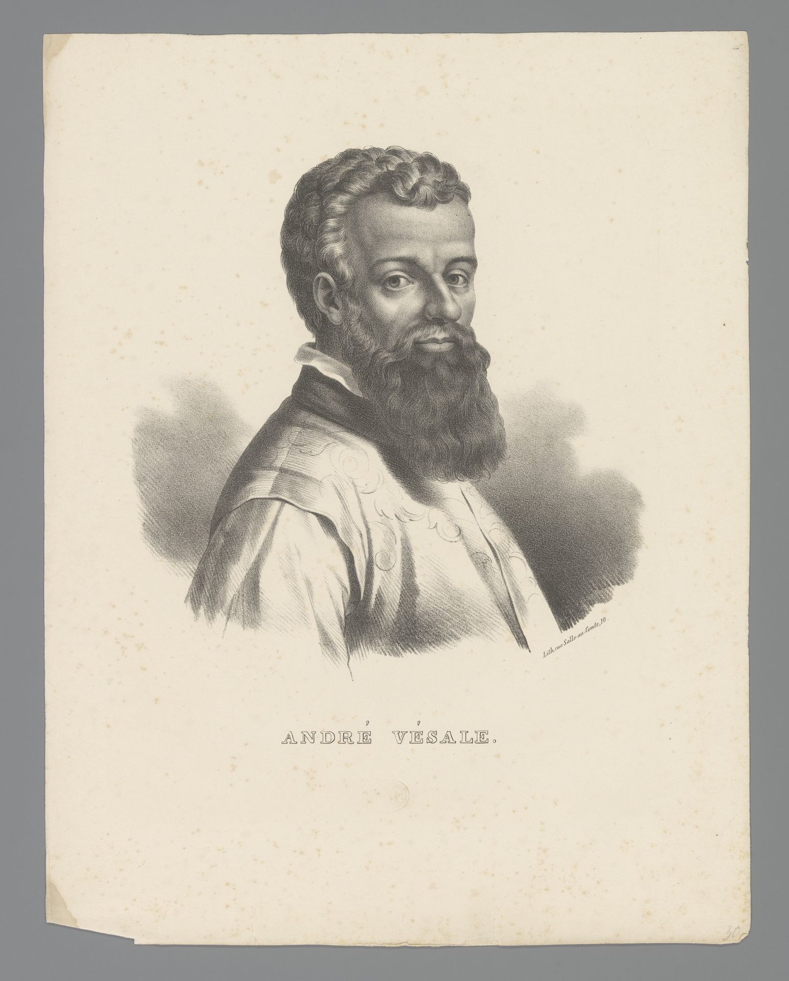 Portret van Andreas Vesalius by Pierre Roch Vigneron