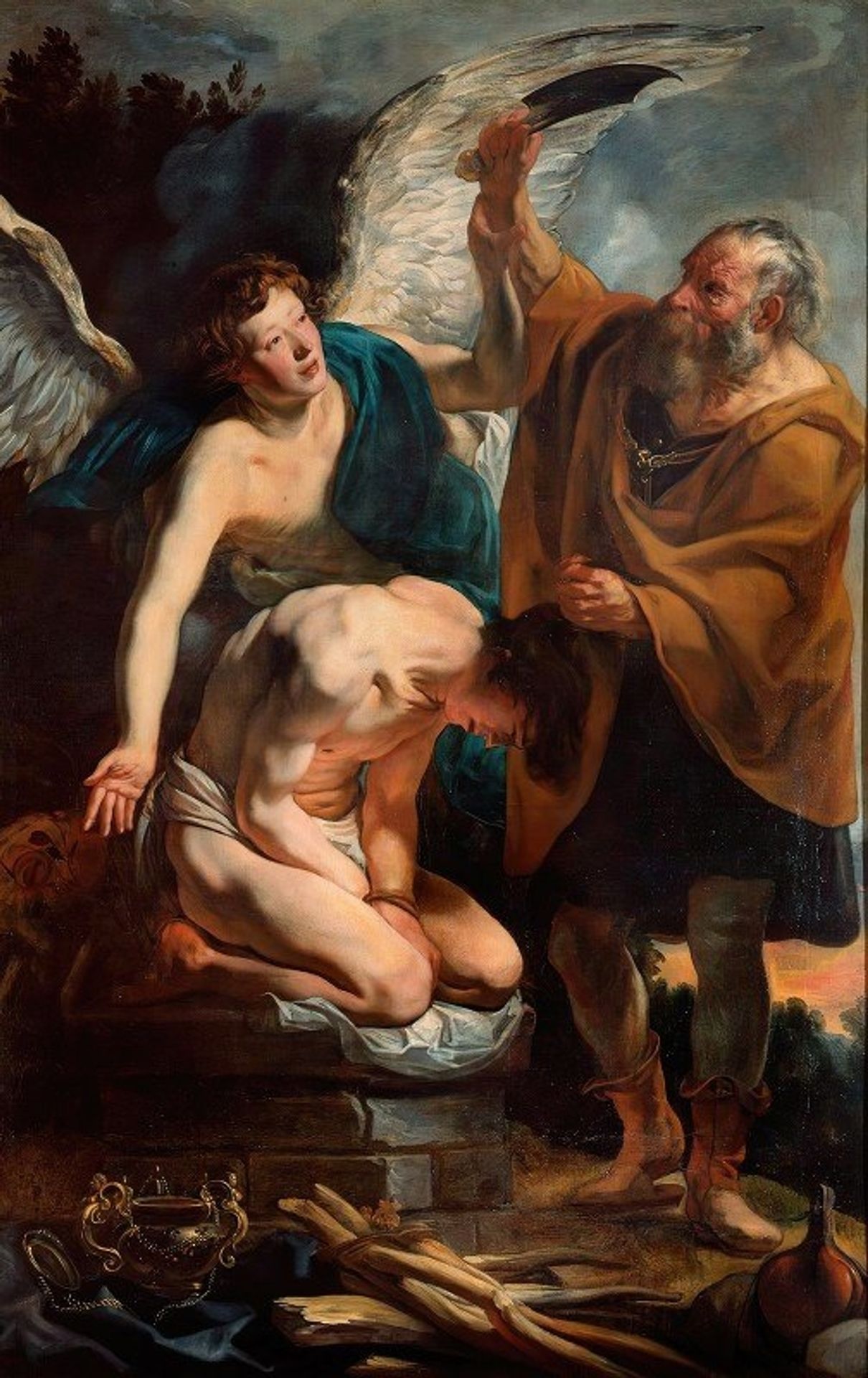 The Sacrifice of Isaac by Jacob Jordaens