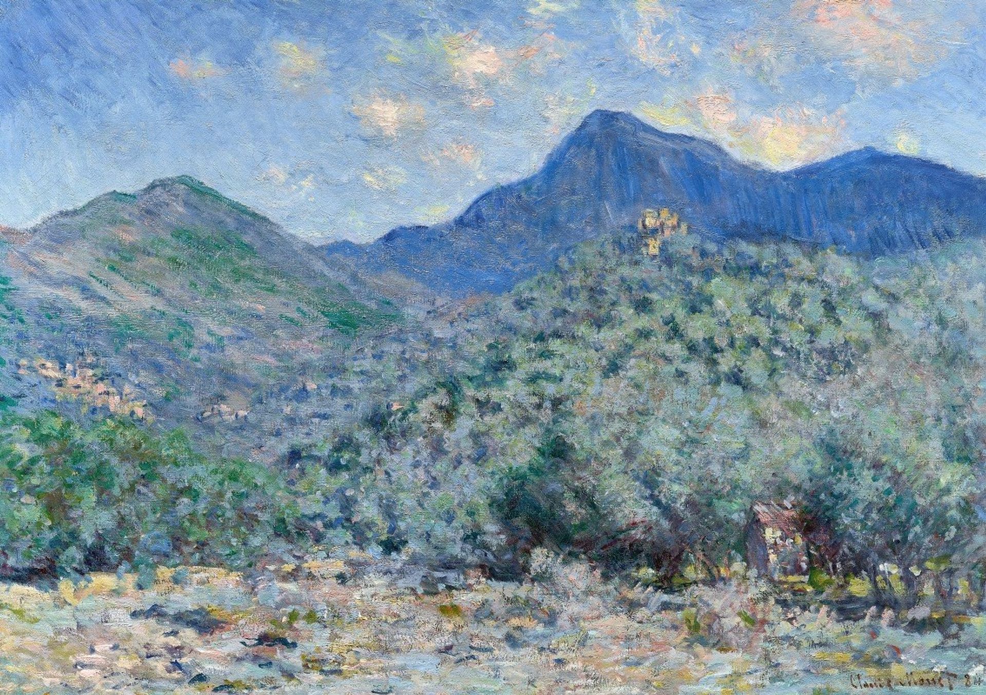 Valle Buona, Near Bordighera by Claude Monet