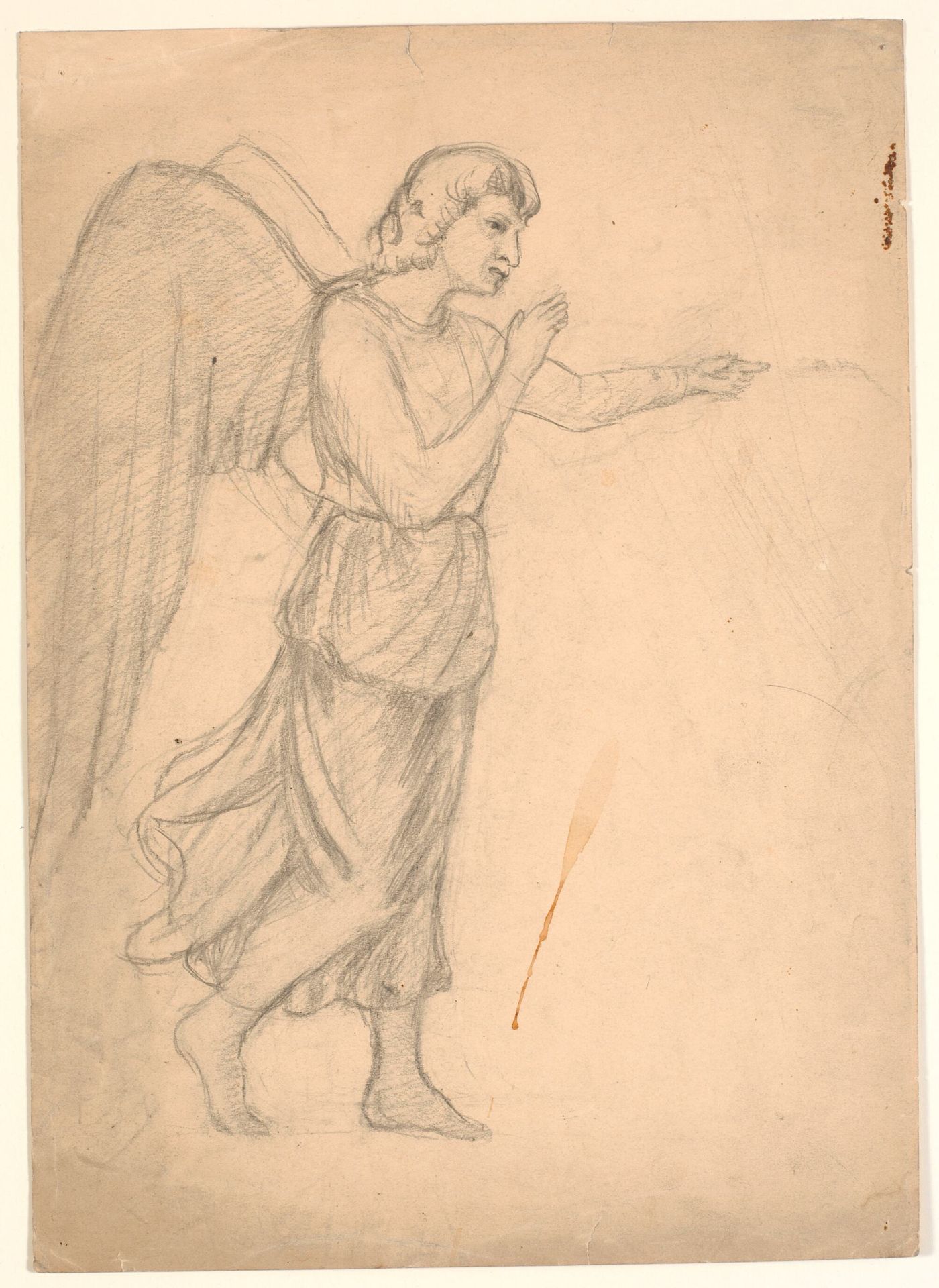 Gående engel by Poul S. Christiansen
