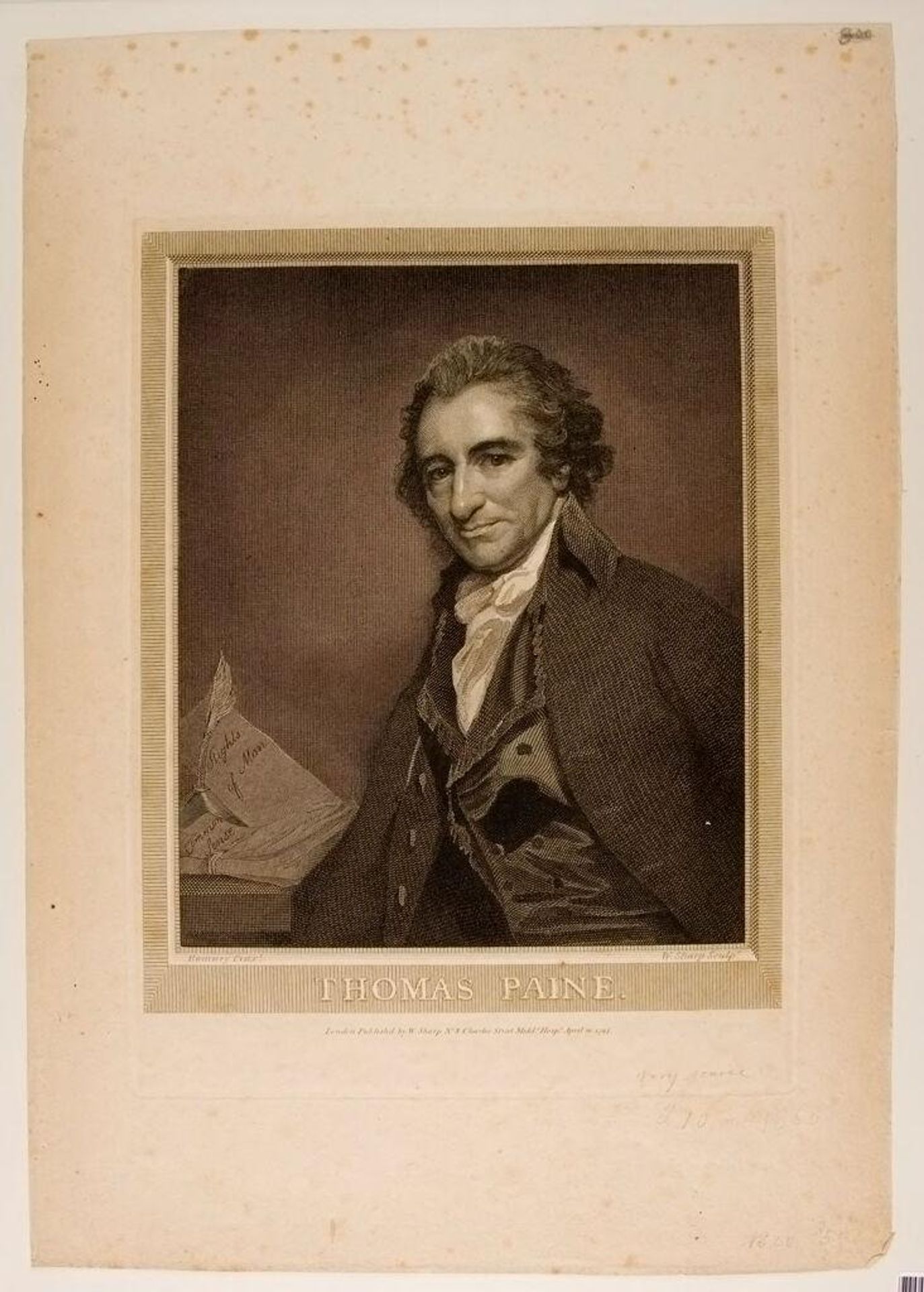 Thomas Paine by William Sharp