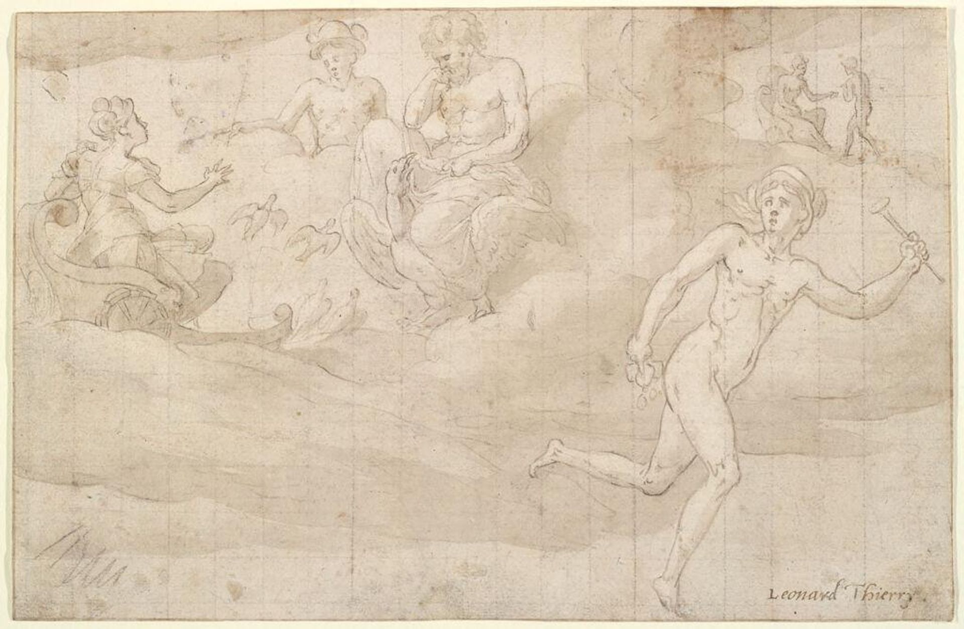 Jupiter, Venus, and Mercury by Leonard Thiry