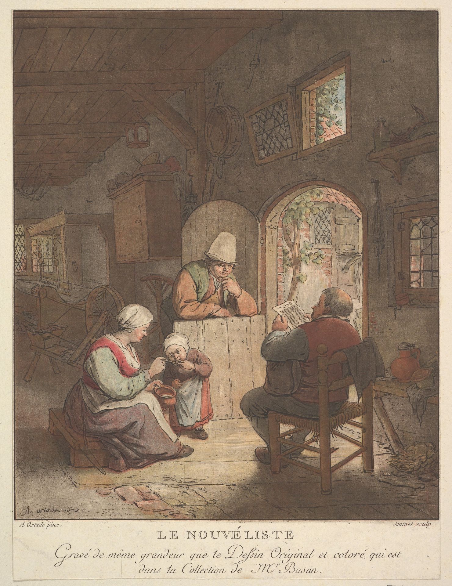Le Nouvéliste by Jean François Janinet