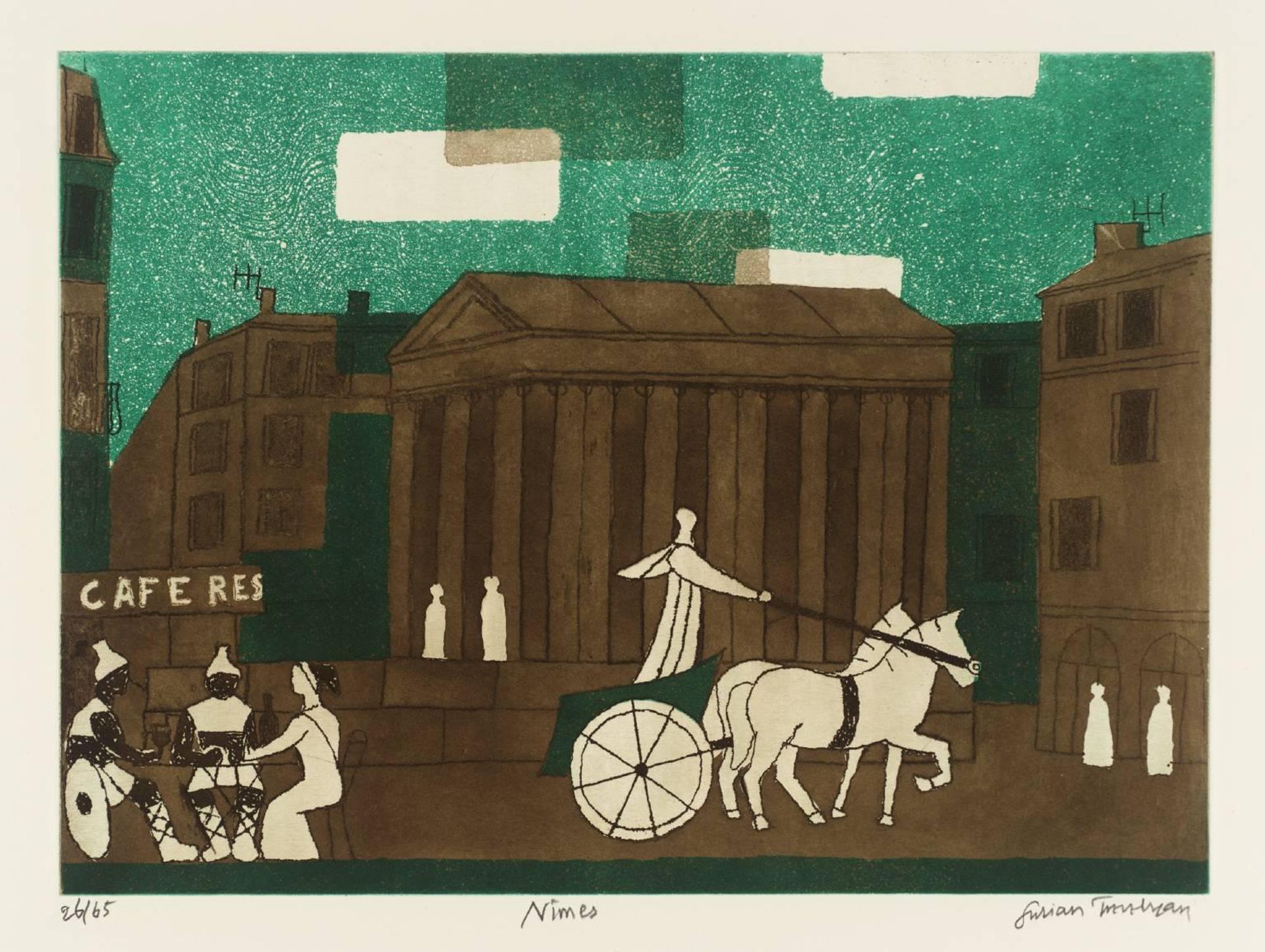 Nimes by Julian Trevelyan