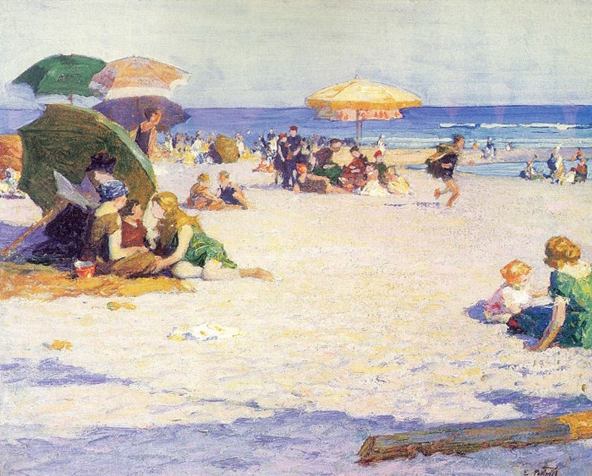 Long Beach by Edward Henry Potthast