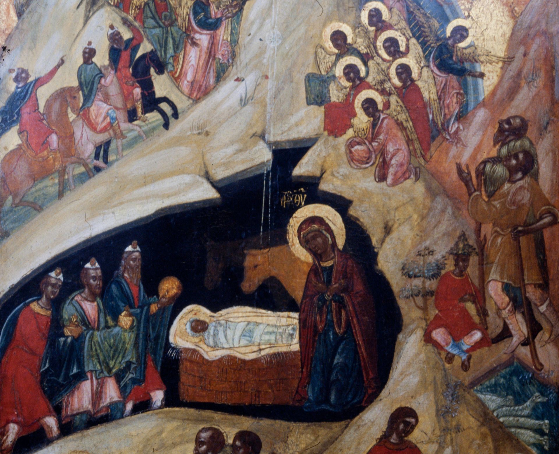 Nativity with Adoration of the Kings by Anonymous