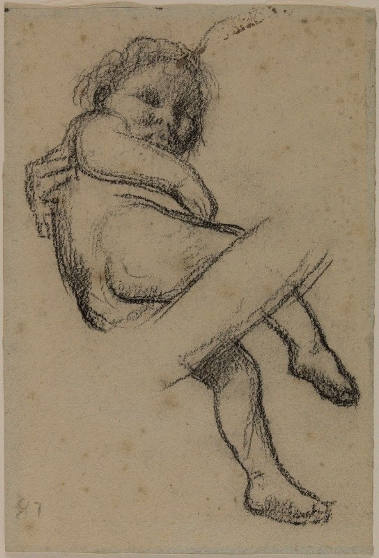 Etude d’enfant pour ‘L’Enfance de sainte Geneviève’ by Pierre Puvis de Chavannes