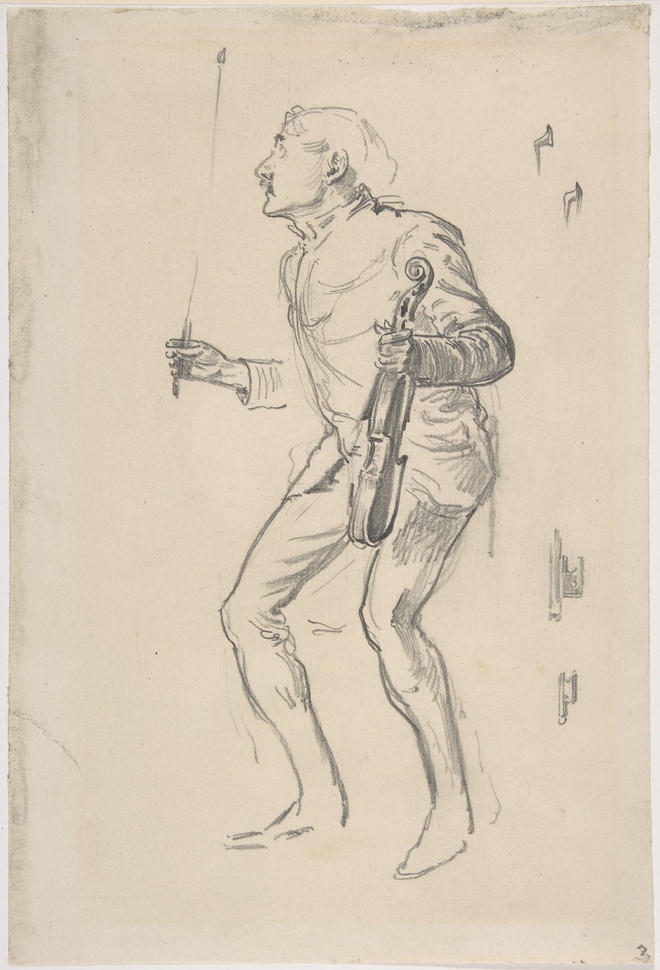Gecko: study from life by George Du Maurier